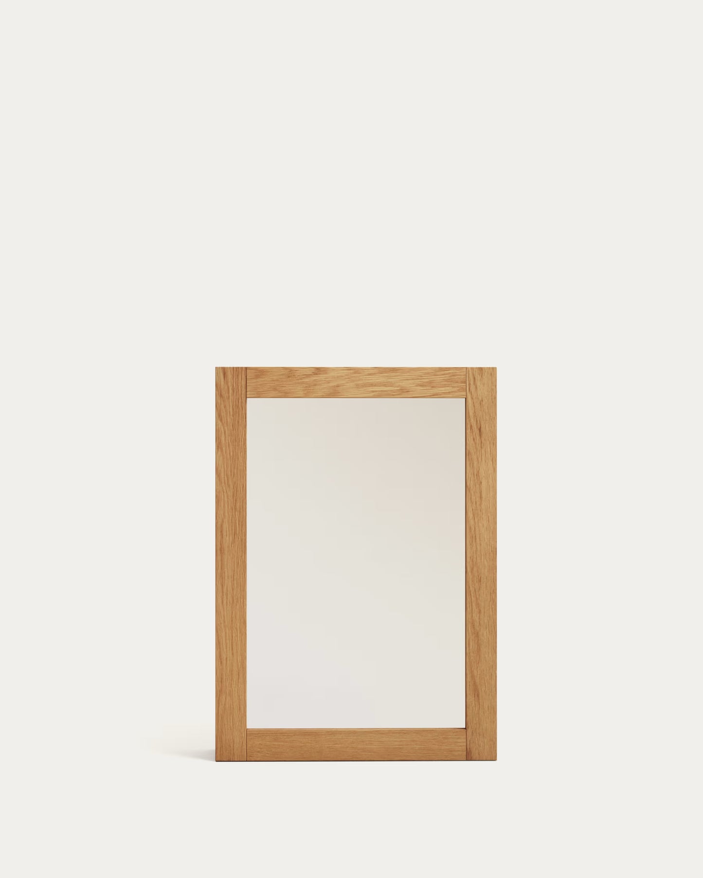 Kave Home Plubia Medicine Cabinet with Mirror in Solid Teak, 50 x 70 cm