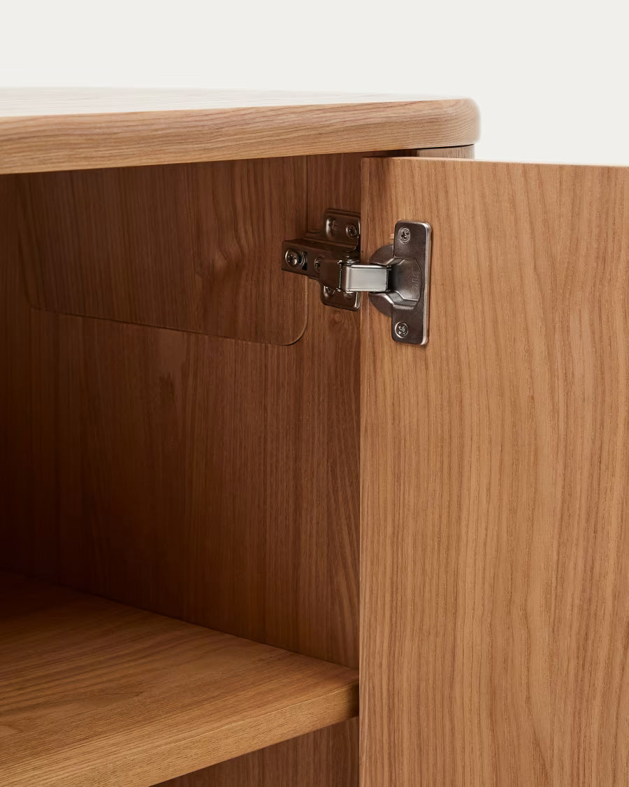 Kave Home Salaya Sideboard in Ash Plywood FSC Mix Credit, 200 cm x 79 cm