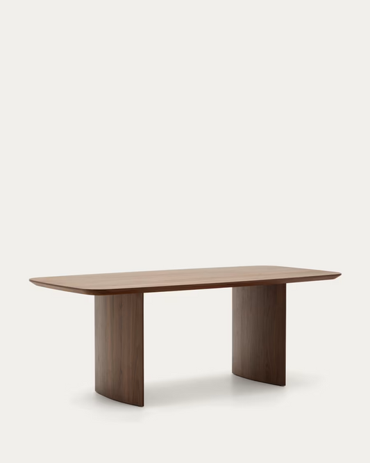 Kave Home Litto table made from walnut veneer, 200 x 100 cm