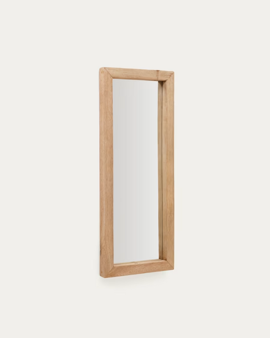 Kave Home Maden wooden mirror with a natural finish 50 x 120 cm