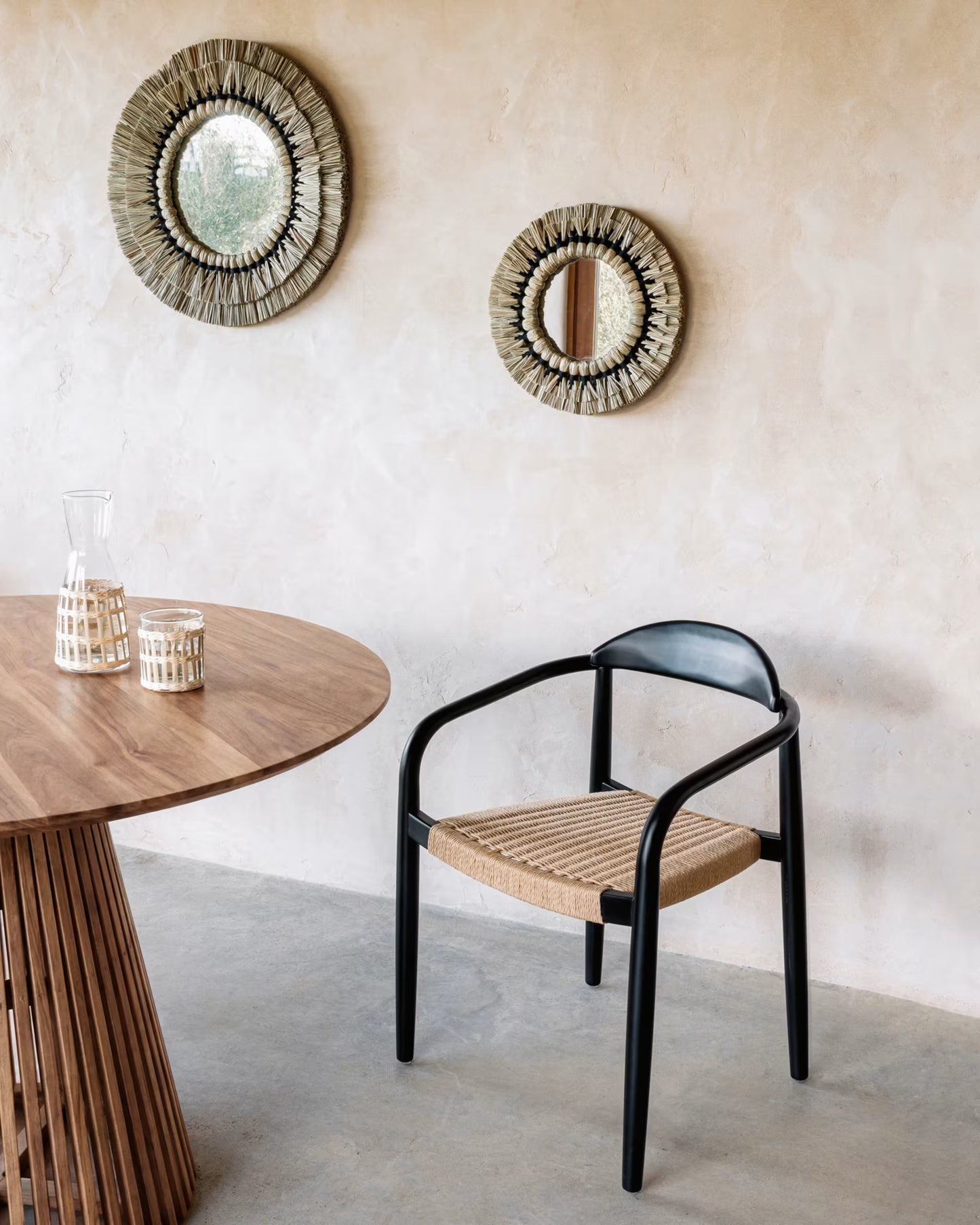 Kave Home Jeanette Round Solid Teak Wood Table, Ø 120 cm
