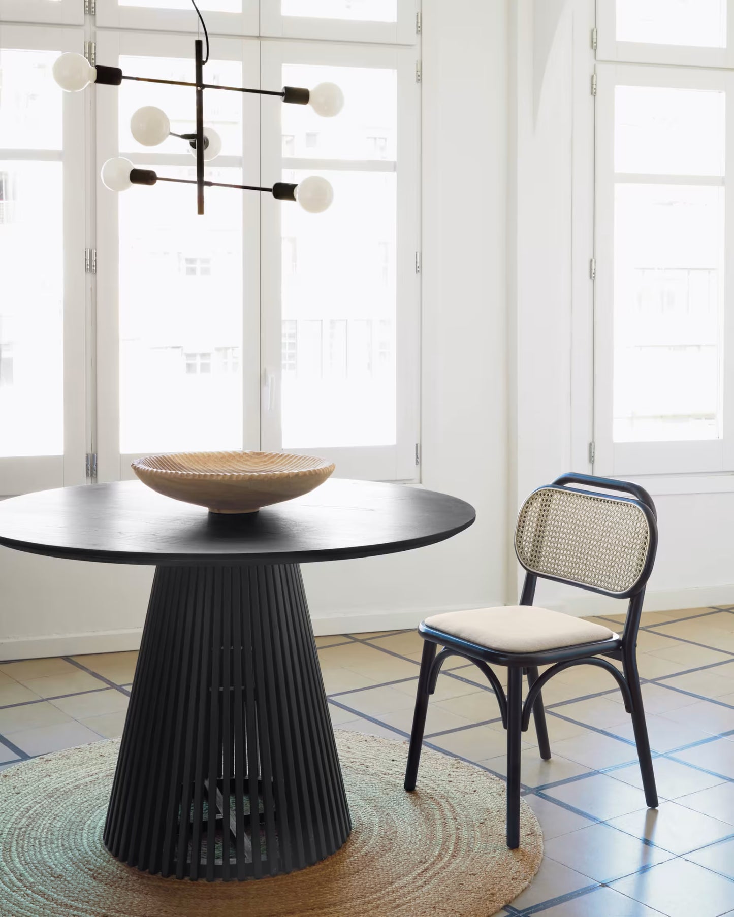 Kave Home Jeanette Ø 120 cm Black Table