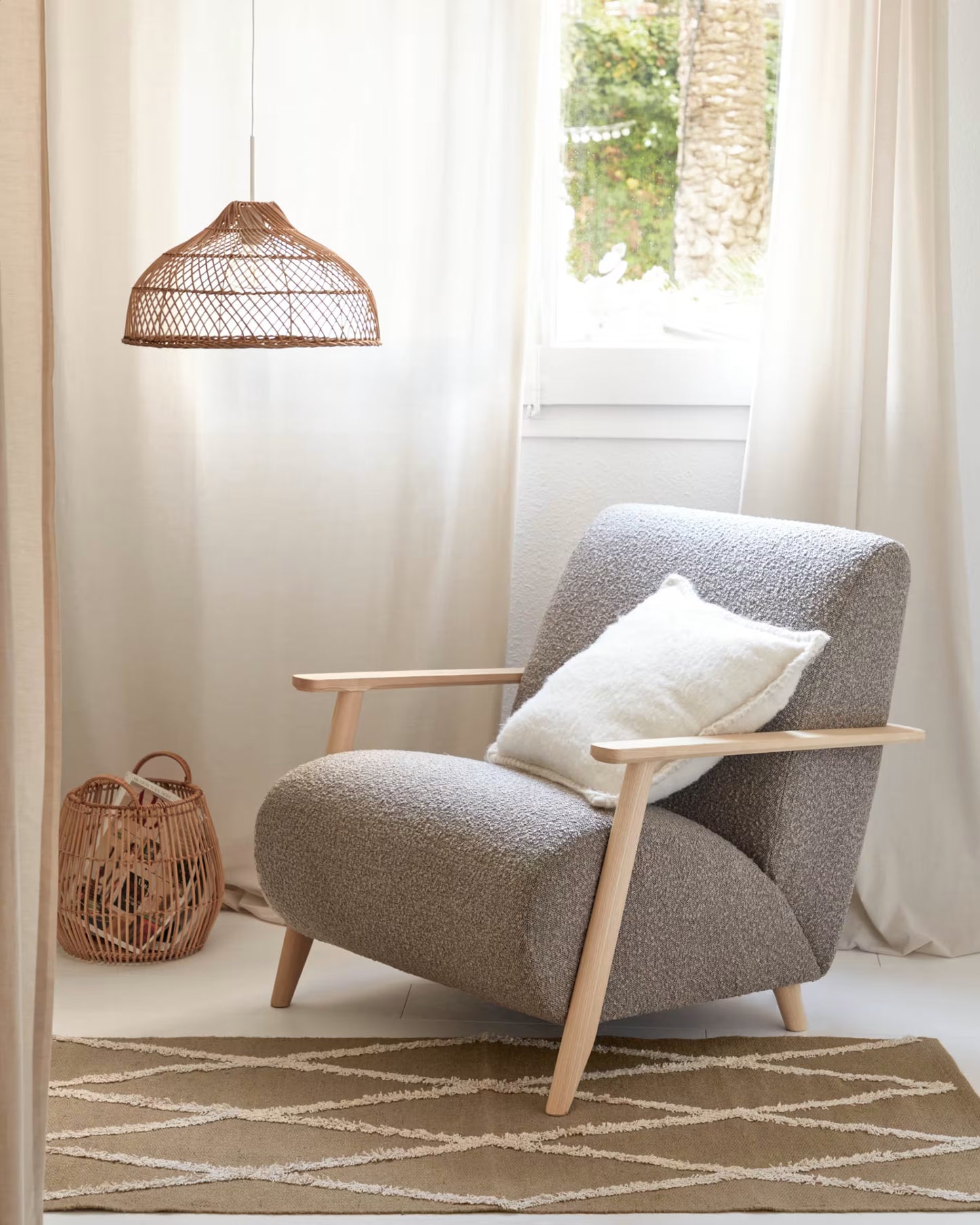 Kave Home Dyara 100% Rattan Light Shade Ø 41 cm