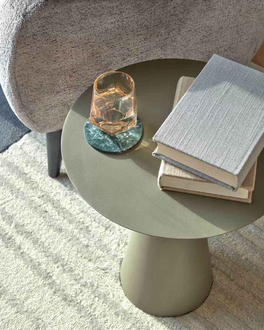 Kave Home Shirel Decorative Table Ø 40 cm Green