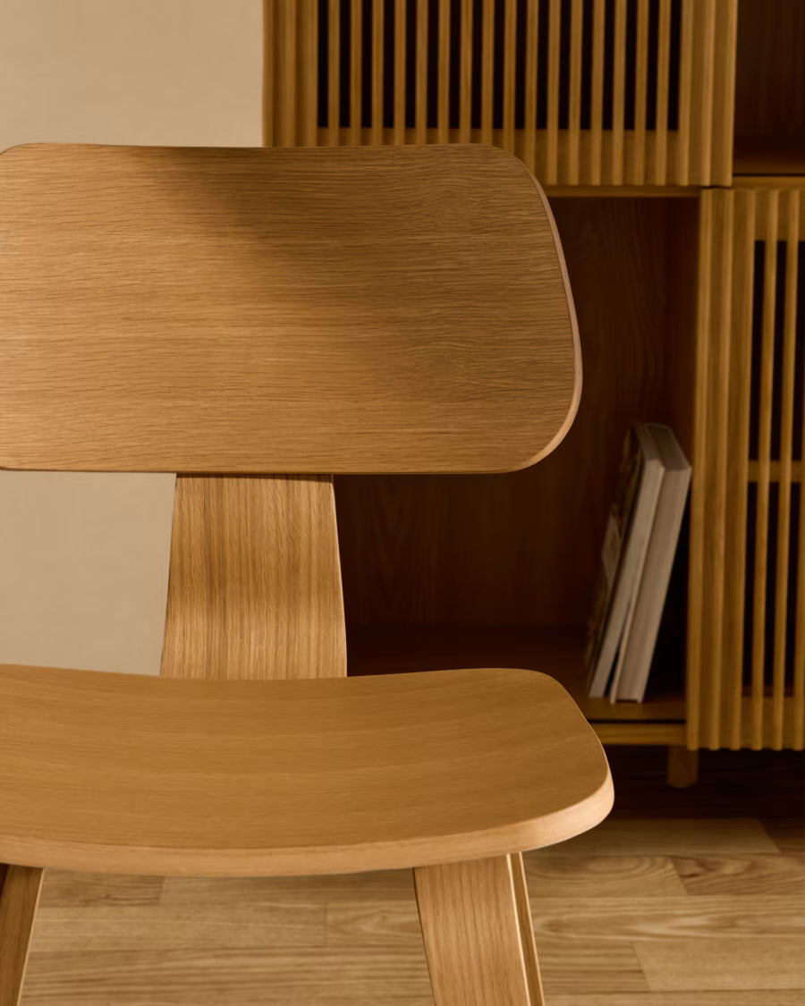 Kave Home Gena Chair in Oak Veneer