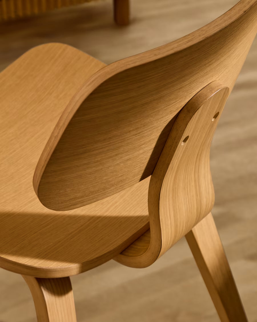 Kave Home Gena Chair in Oak Veneer