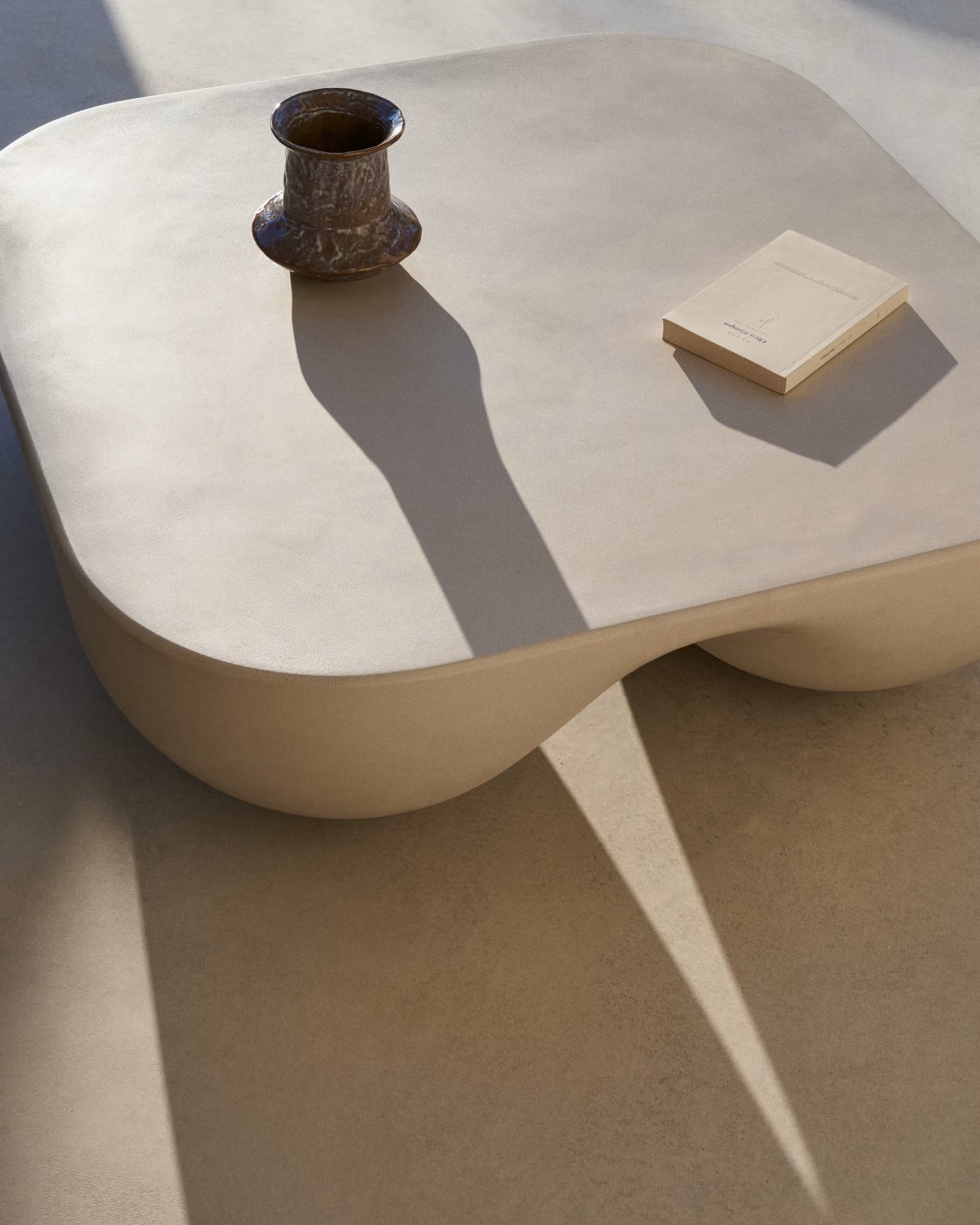 Kave Home Colba Polystone Coffee Table 100 x 100cm