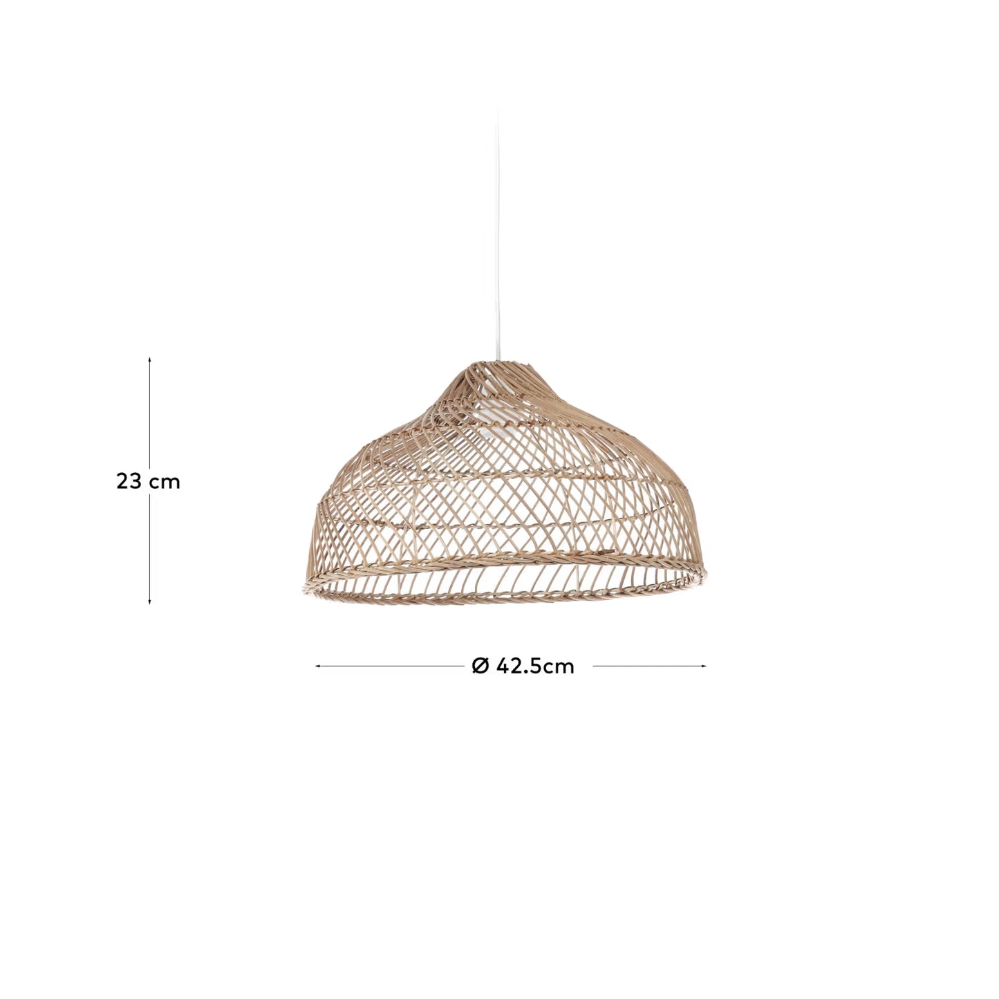 Kave Home Dyara 100% Rattan Light Shade Ø 41 cm