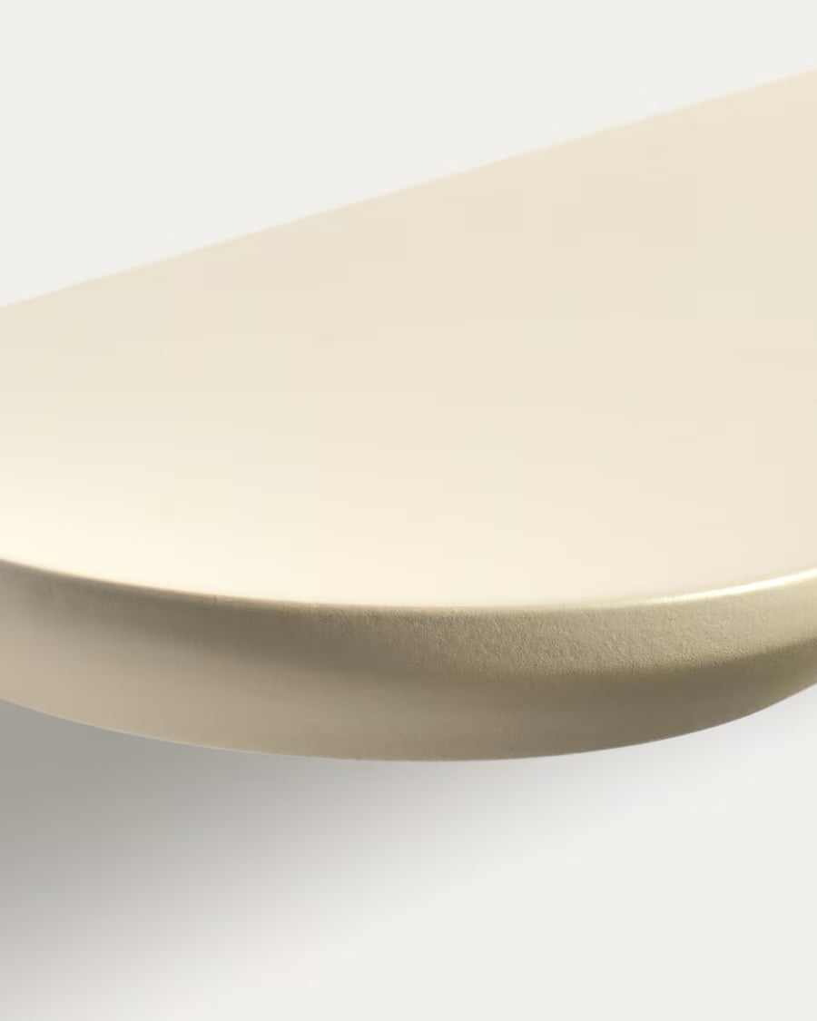 Kave Home Arely Set of 2 MDF Shelves with Beige Lacquer Finish 35 cm/55 cm