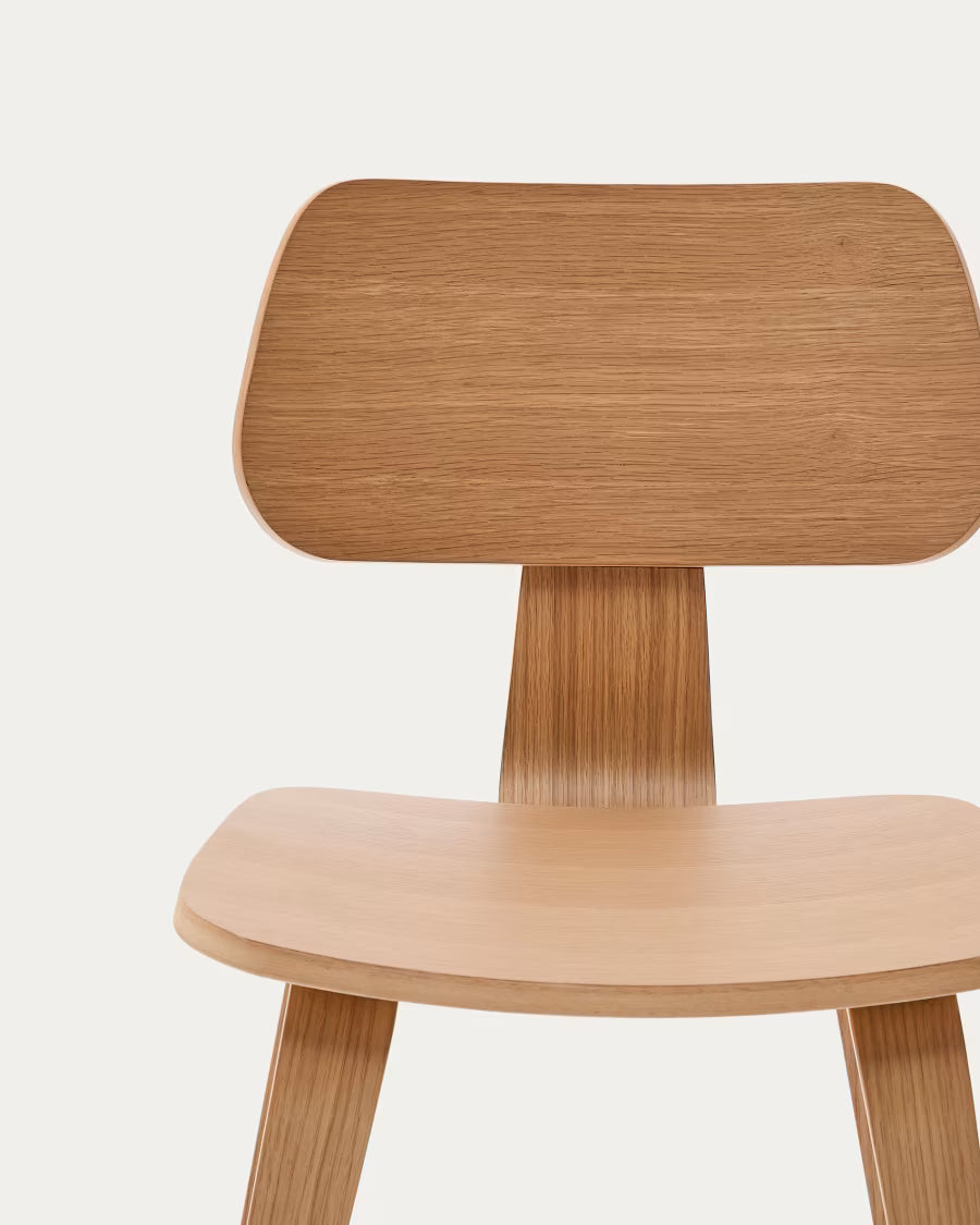 Kave Home Gena Chair in Oak Veneer