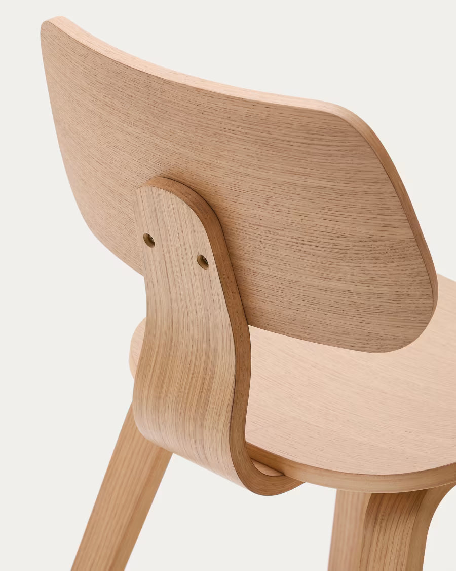 Kave Home Gena Chair in Oak Veneer