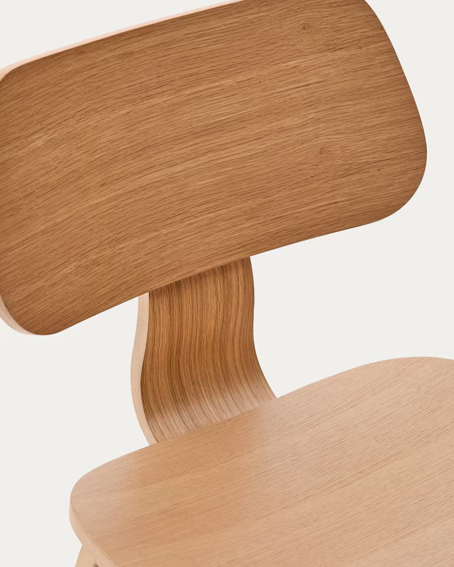 Kave Home Gena Chair in Oak Veneer