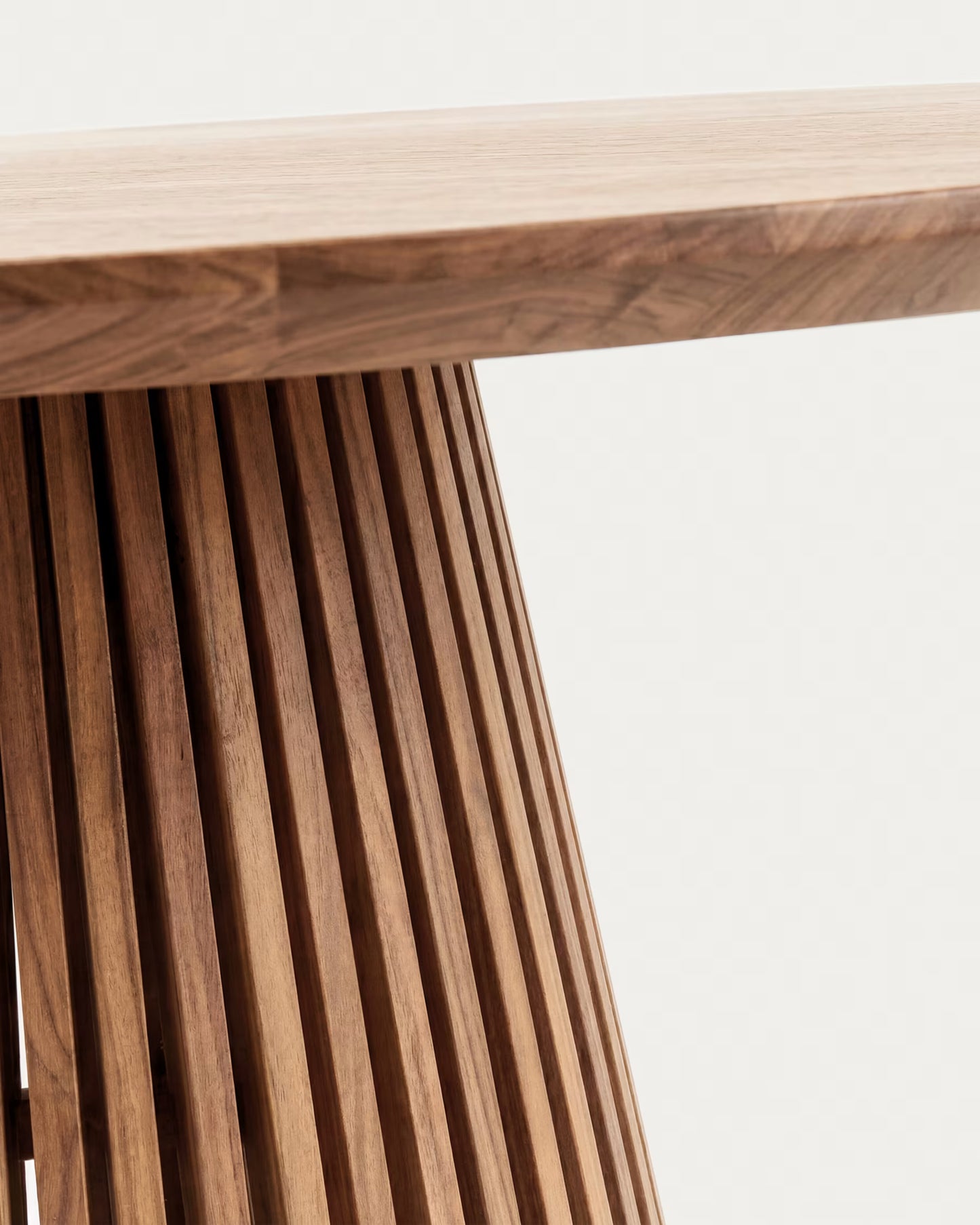 Kave Home Jeanette Round Solid Teak Wood Table, Ø 120 cm