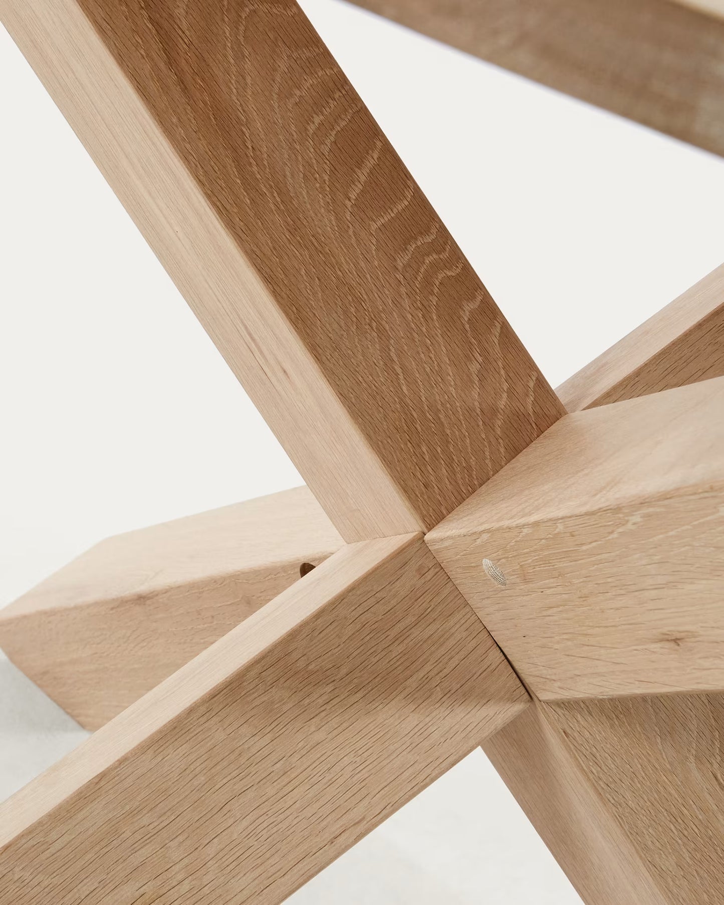 Kave Home Lotus Wood Table in Solid Oak, Ø 120 cm