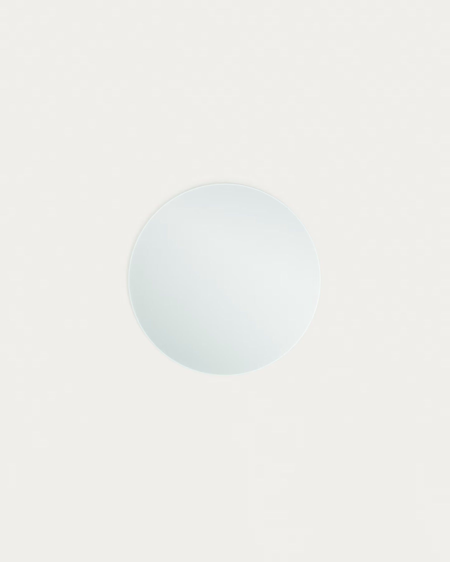 Kave Home Argo Round, Transparent, Glass Table Top, Ø 120 cm