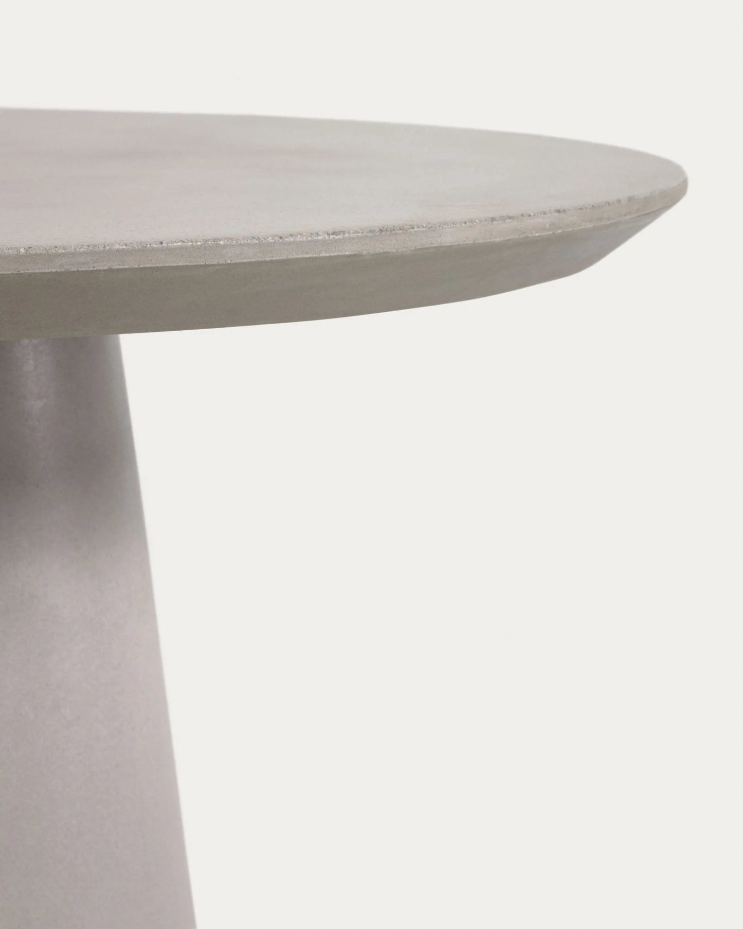 Kave Home Itai Outdoor Round Cement Table, Ø 120 cm