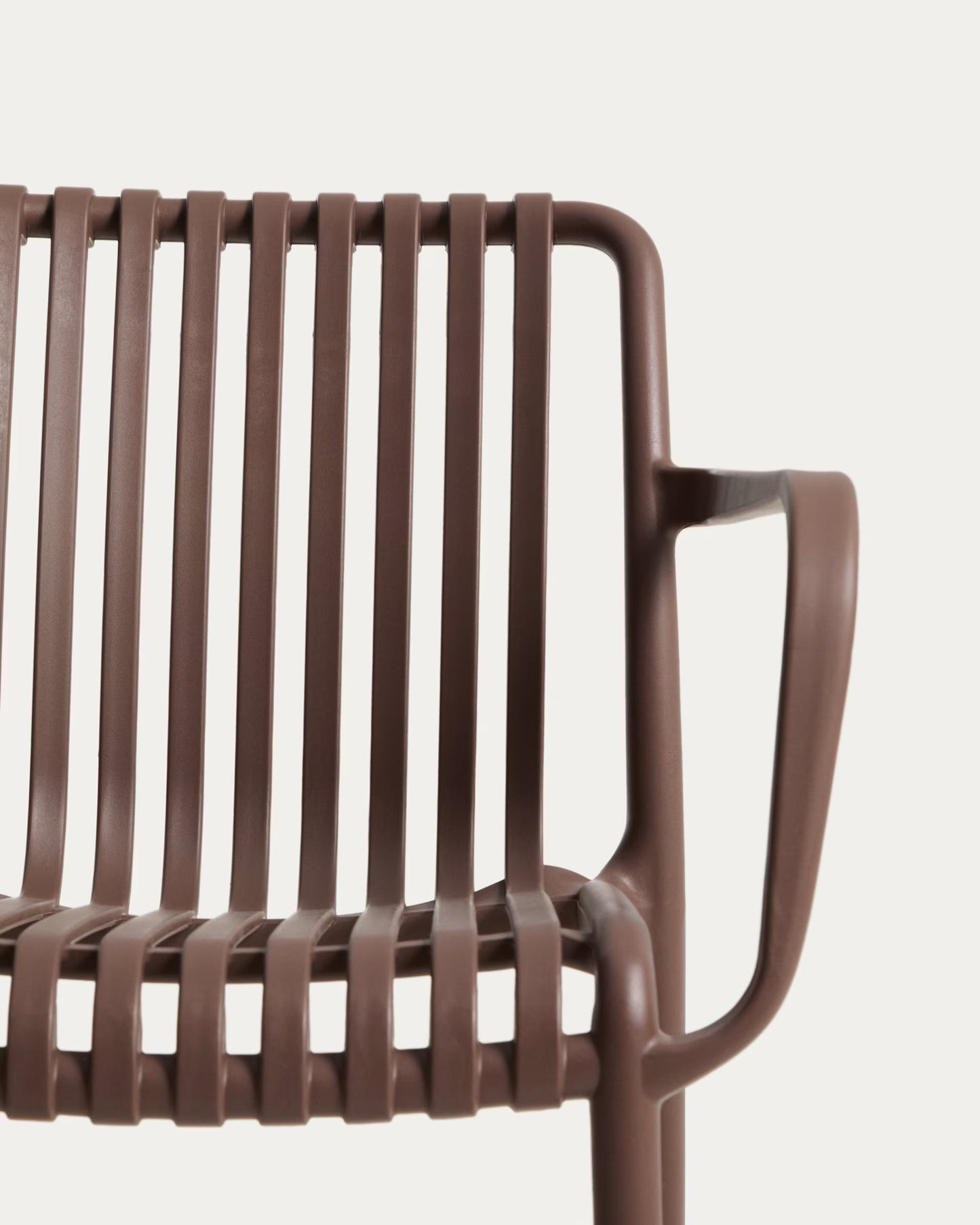 Kave Home Isabellini Stackable Outdoor Chair in Brown