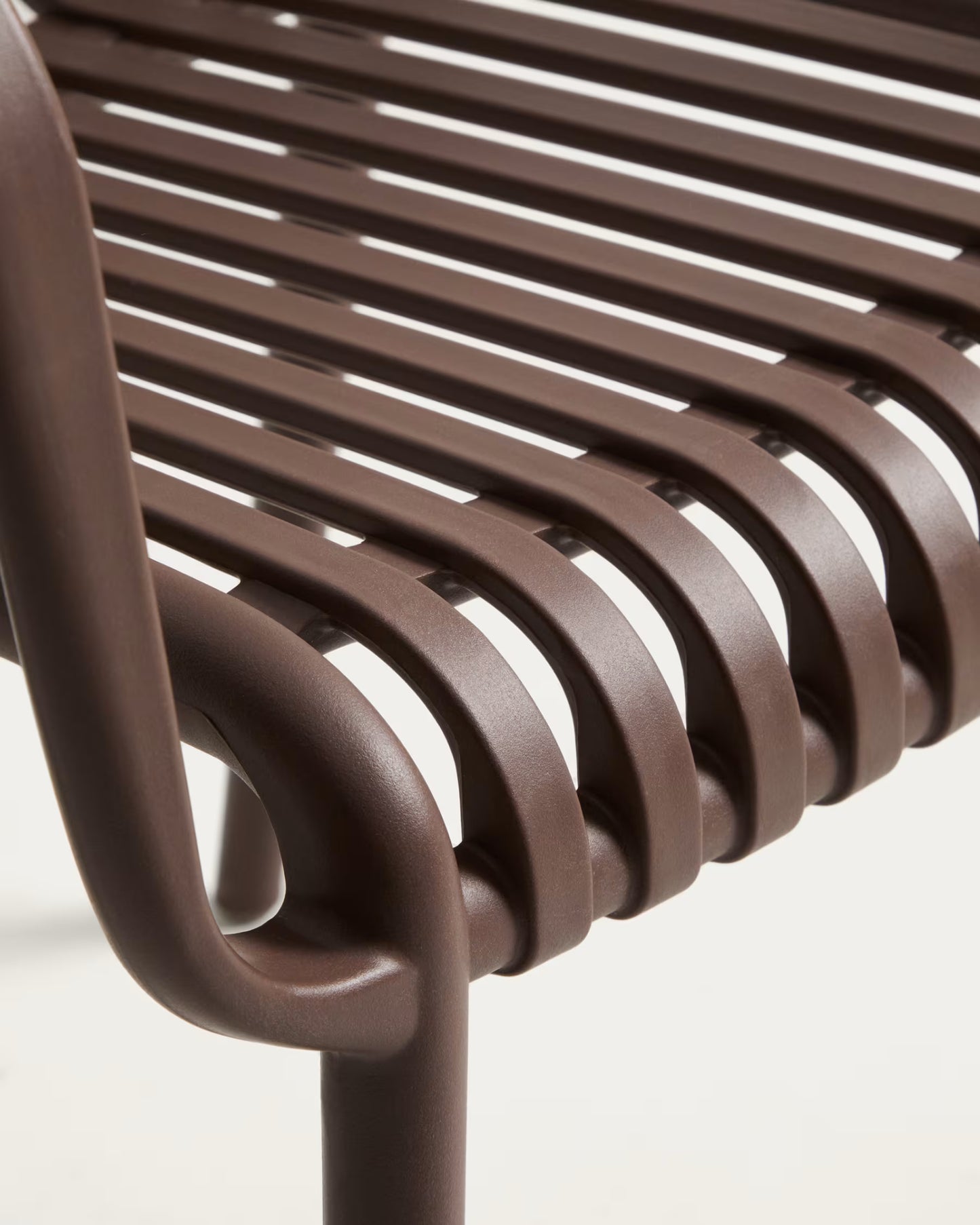 Kave Home Isabellini Stackable Outdoor Chair in Brown