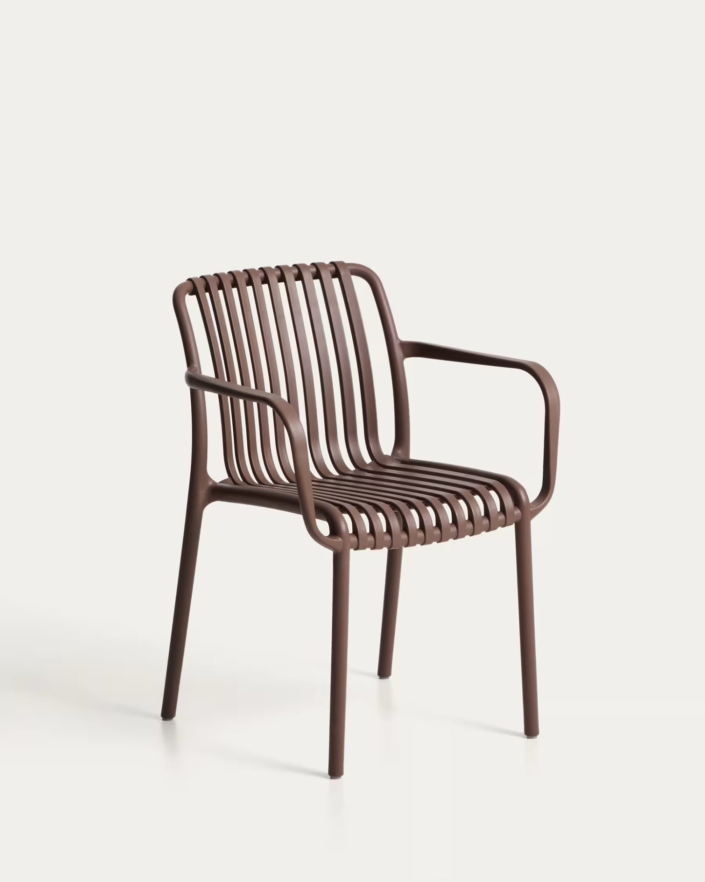 Kave Home Isabellini Stackable Outdoor Chair in Brown