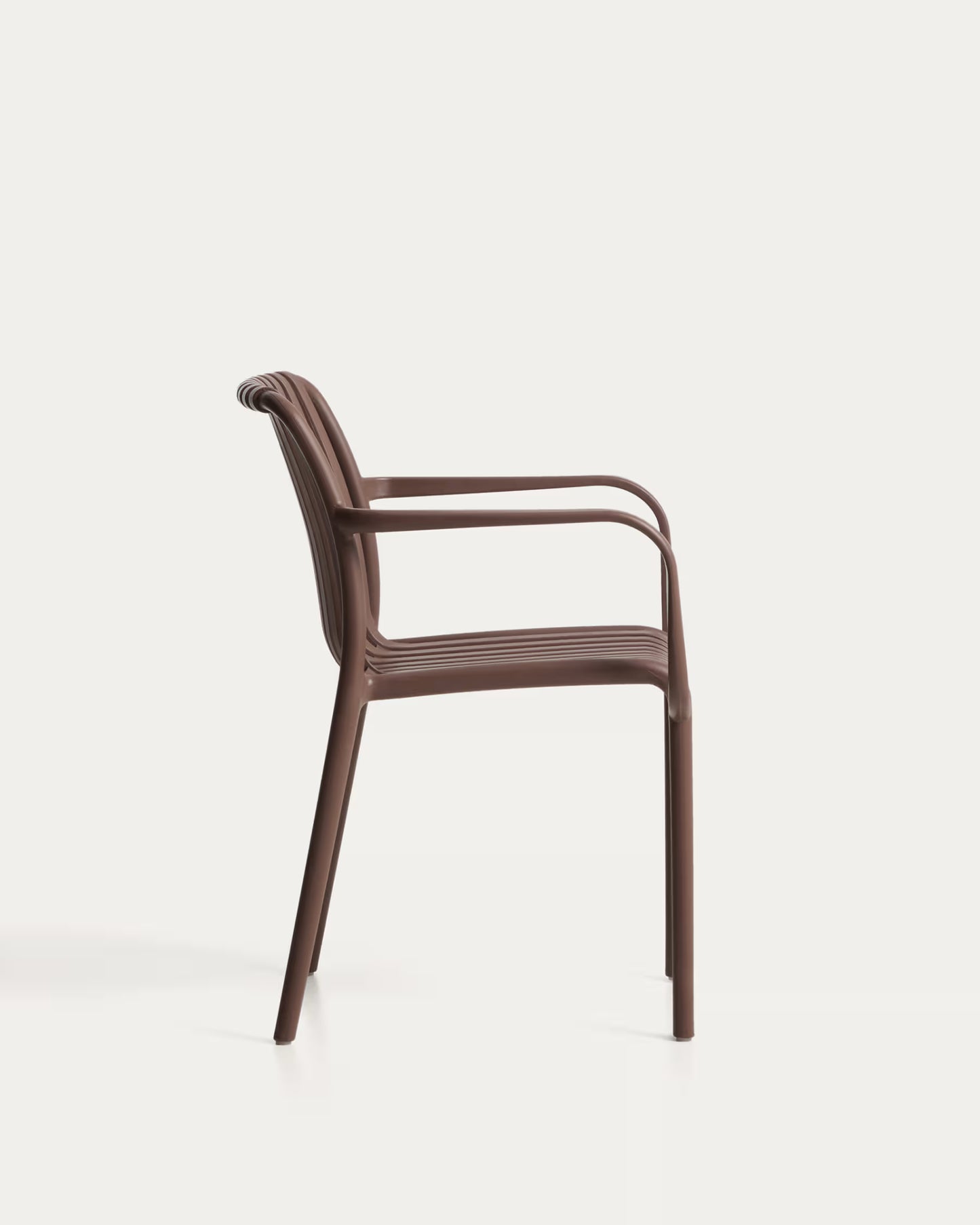 Kave Home Isabellini Stackable Outdoor Chair in Brown