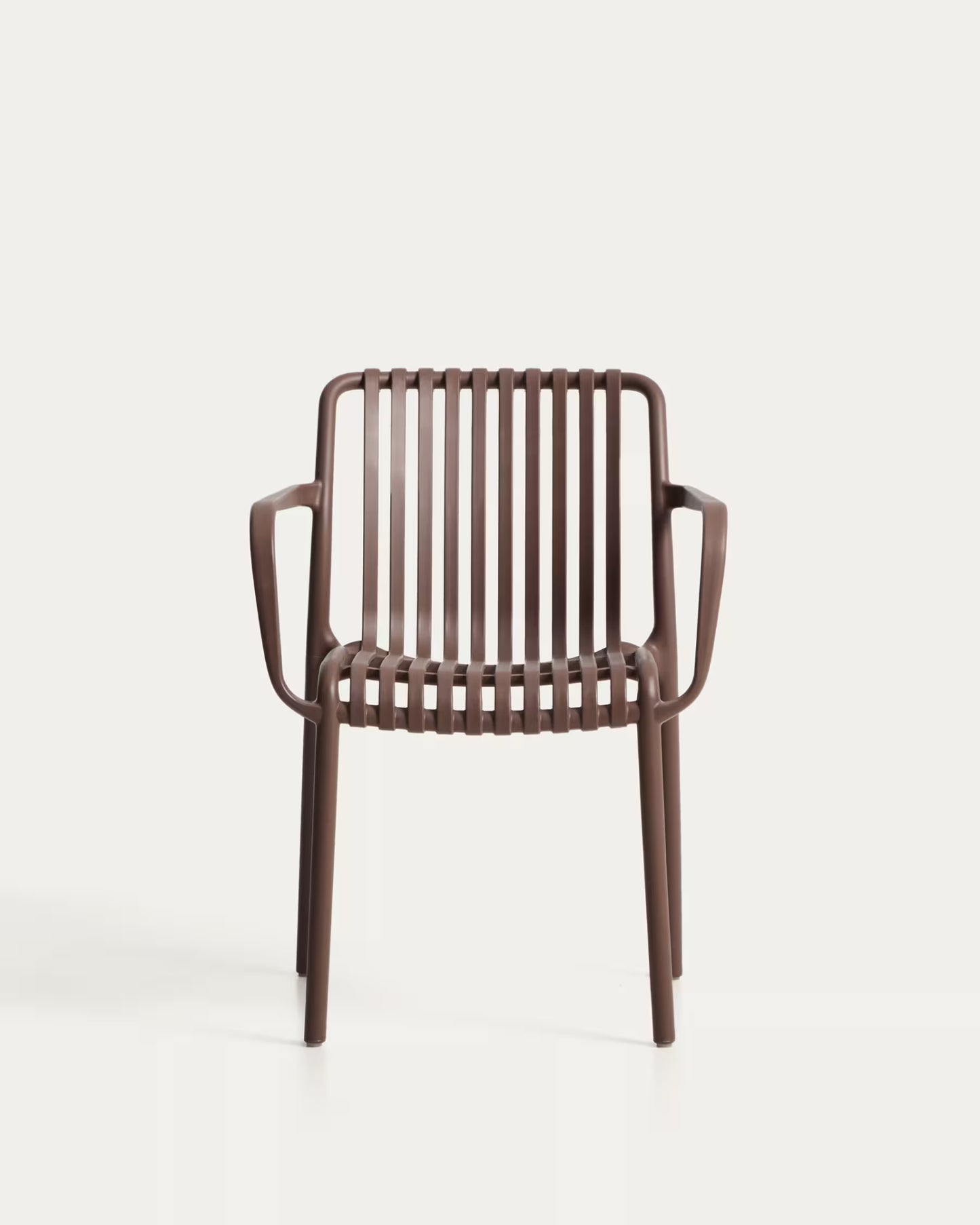 Kave Home Isabellini Stackable Outdoor Chair in Brown