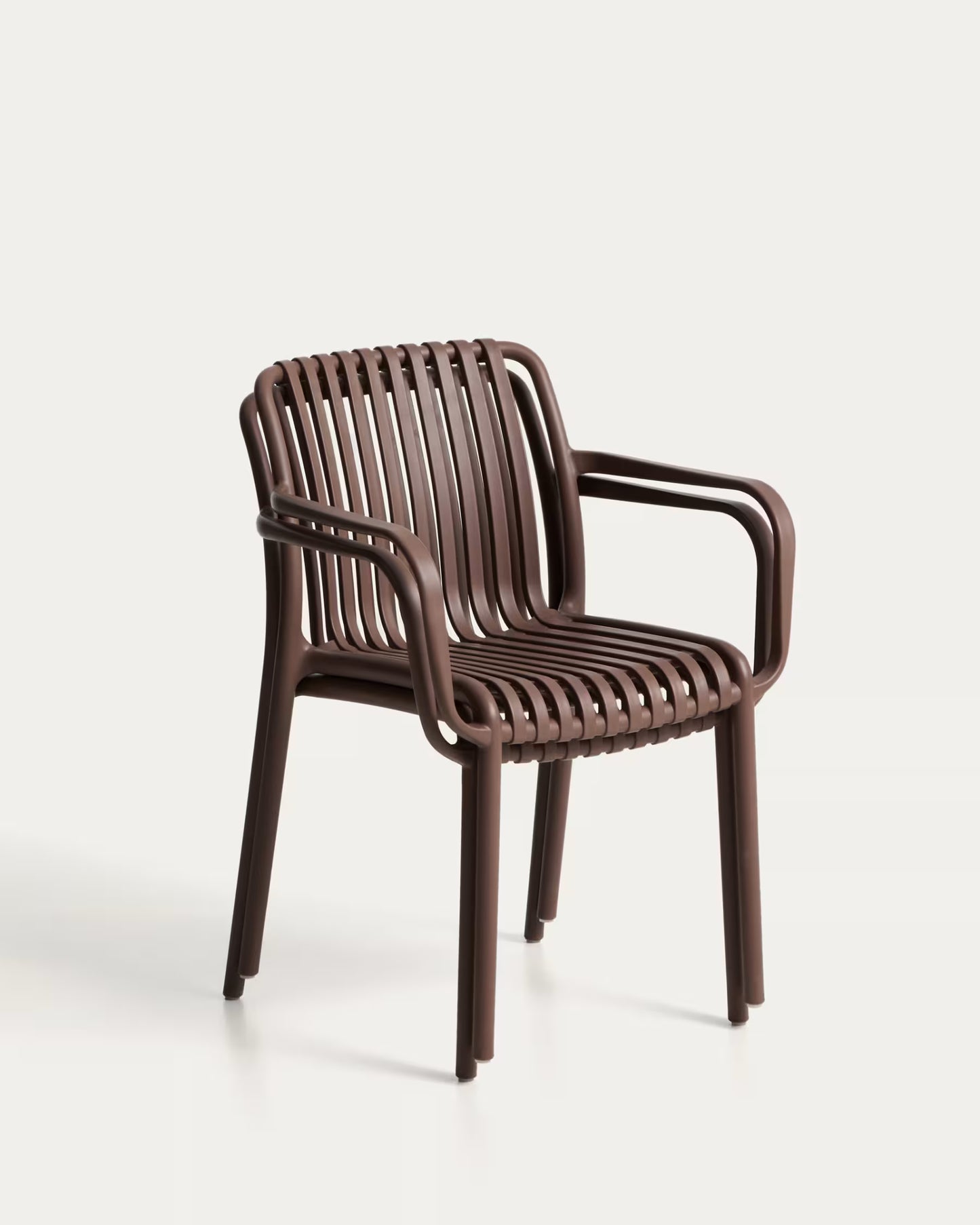 Kave Home Isabellini Stackable Outdoor Chair in Brown