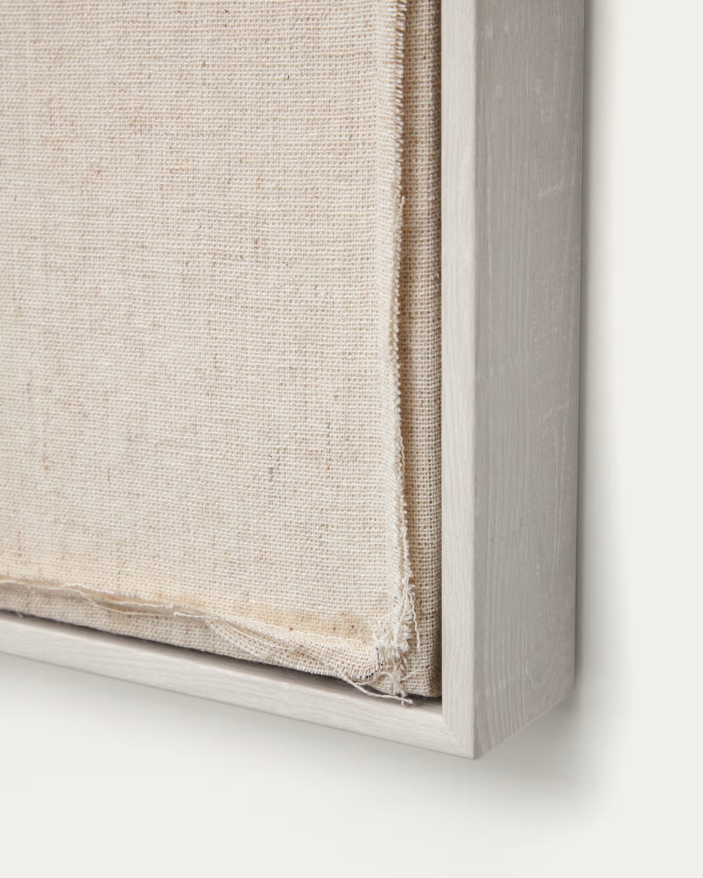 Kave Home Maha White Wall Hanging with Horizontal Line 82 x 102 cm