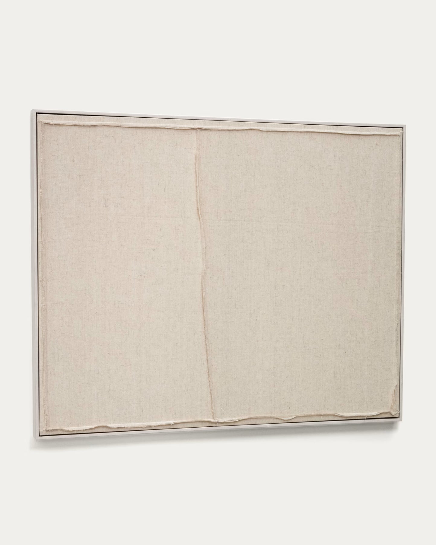 Kave Home Maha White Wall Hanging with Horizontal Line 82 x 102 cm