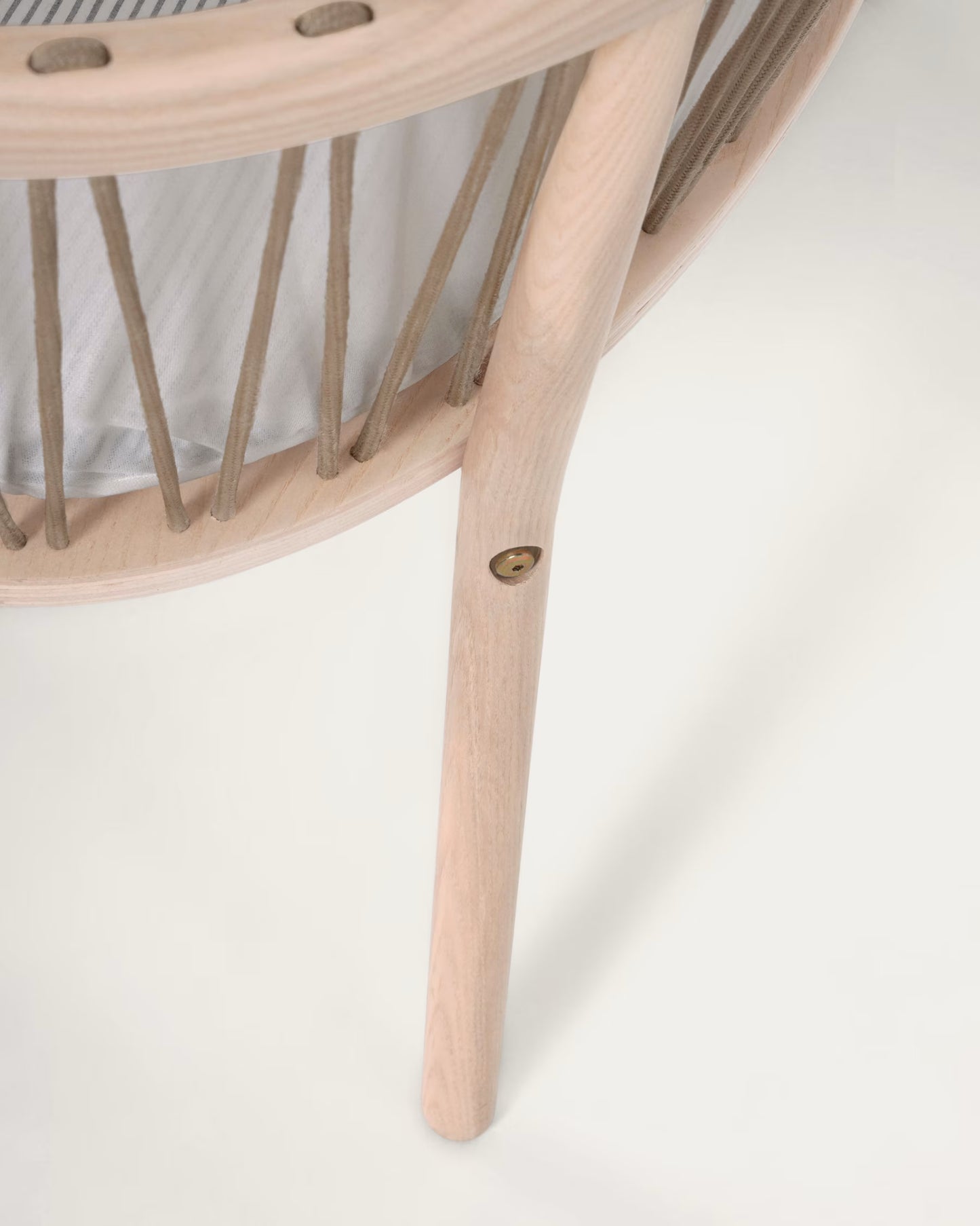 Kave Home Leonela Ash Wood Bassinet 97 x 62 cm FSC 100%
