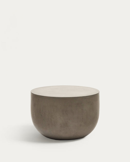 Kave Home Garbet Cement Coffee Table, Ø 60 cm