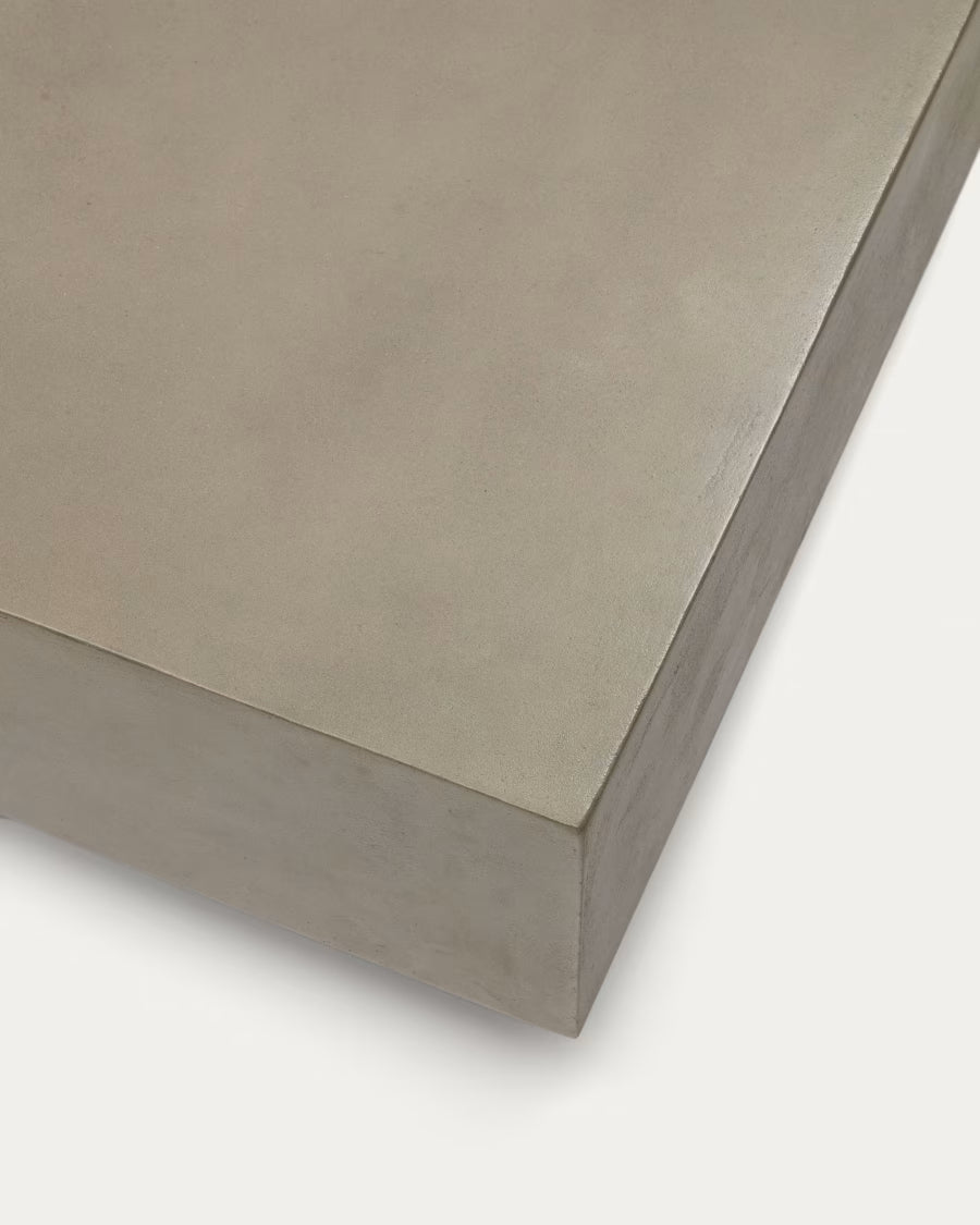 Kave Home Rustella Cement Coffee Table, 80 x 60 cm