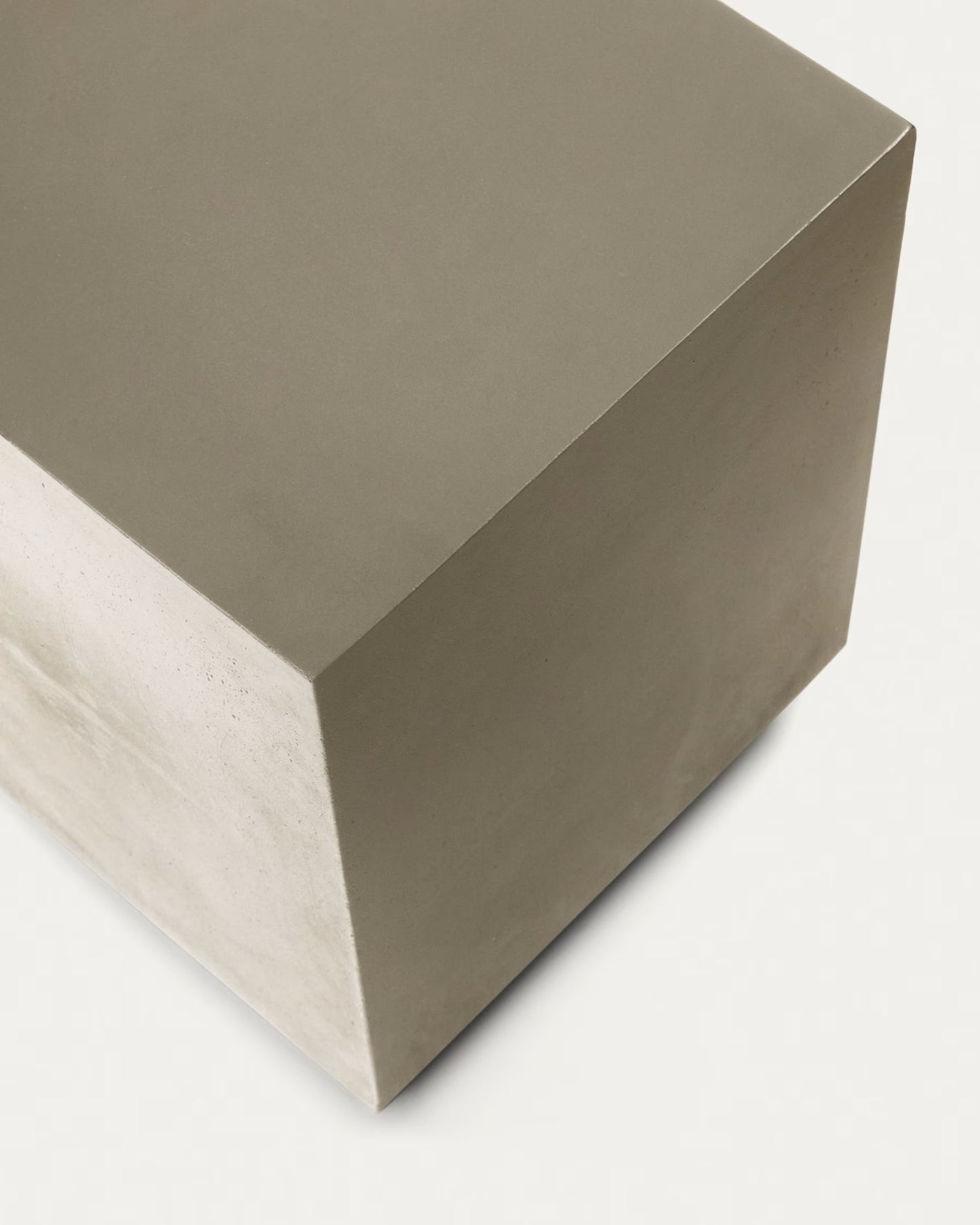 Kave Home Rustella Cement Side Table, 35 x 35 cm