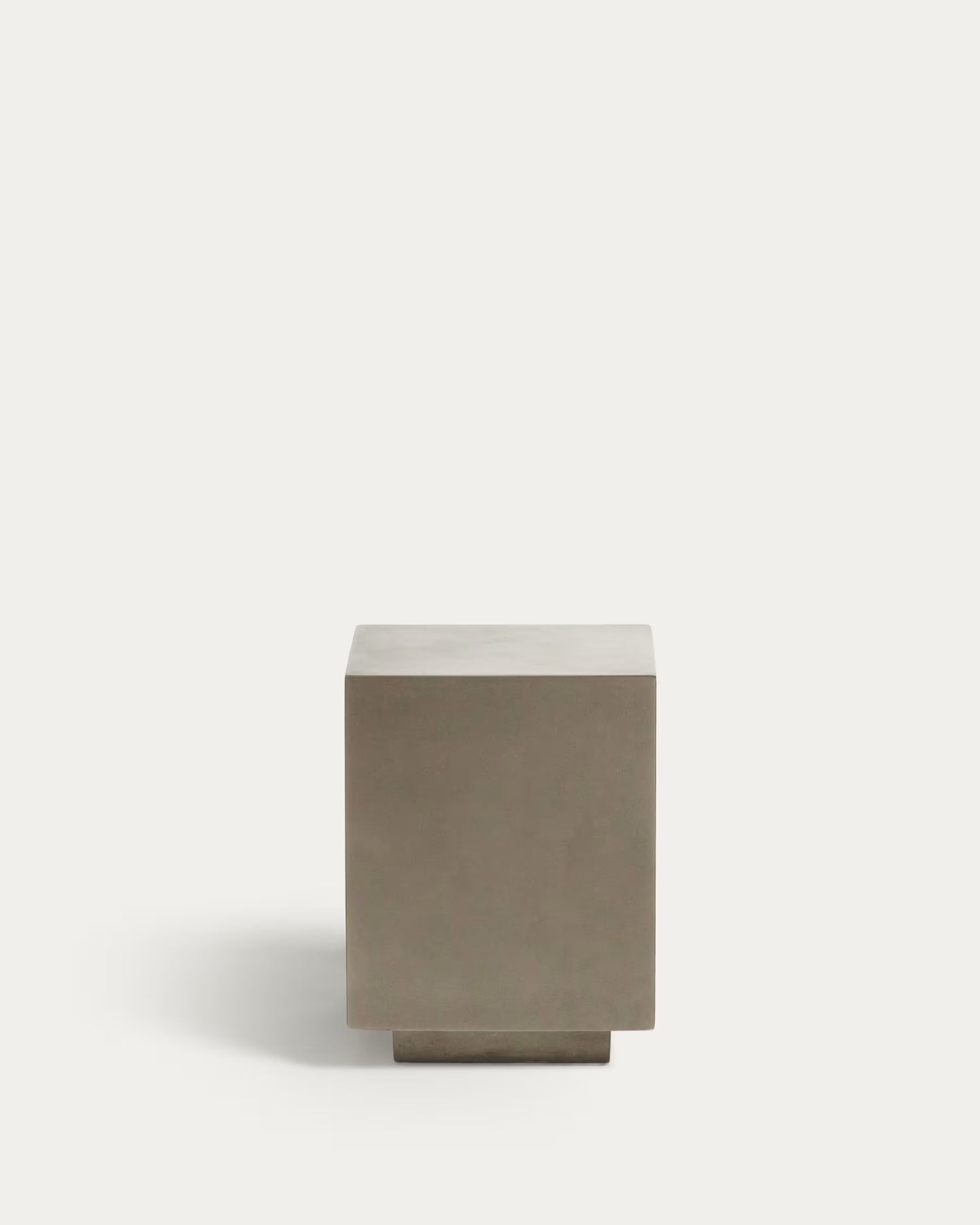 Kave Home Rustella Cement Side Table, 35 x 35 cm