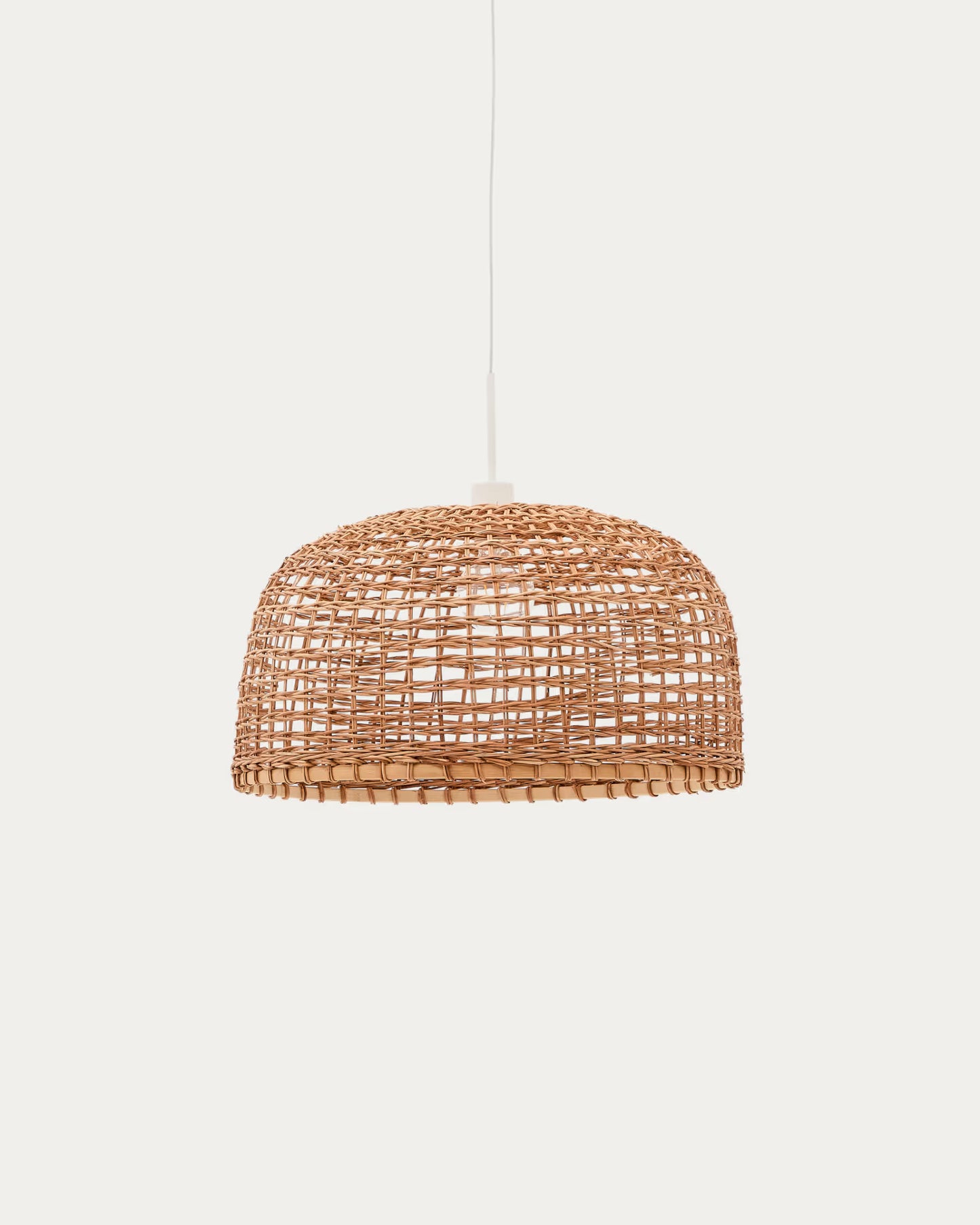 Kave Home Dakira Ceiling Lamp Shade in Rattan with Natural Finish Ø52cm