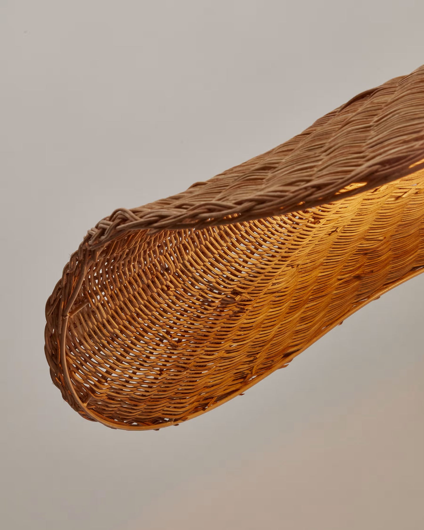 Kave Home Bisbal ceiling Lamp Shade with a Natural Finish, Ø 80 cm