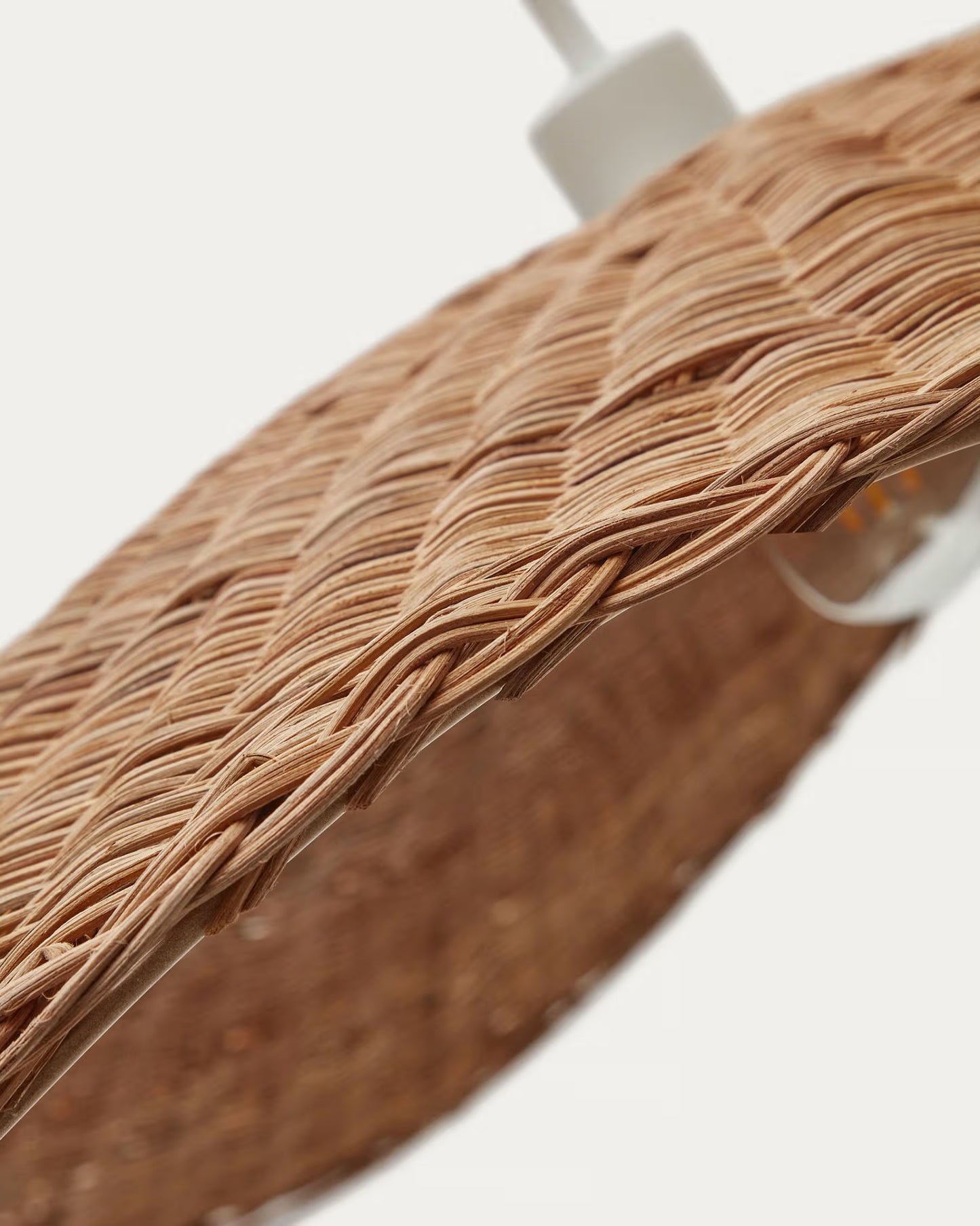 Kave Home Bisbal ceiling Lamp Shade with a Natural Finish, Ø 80 cm