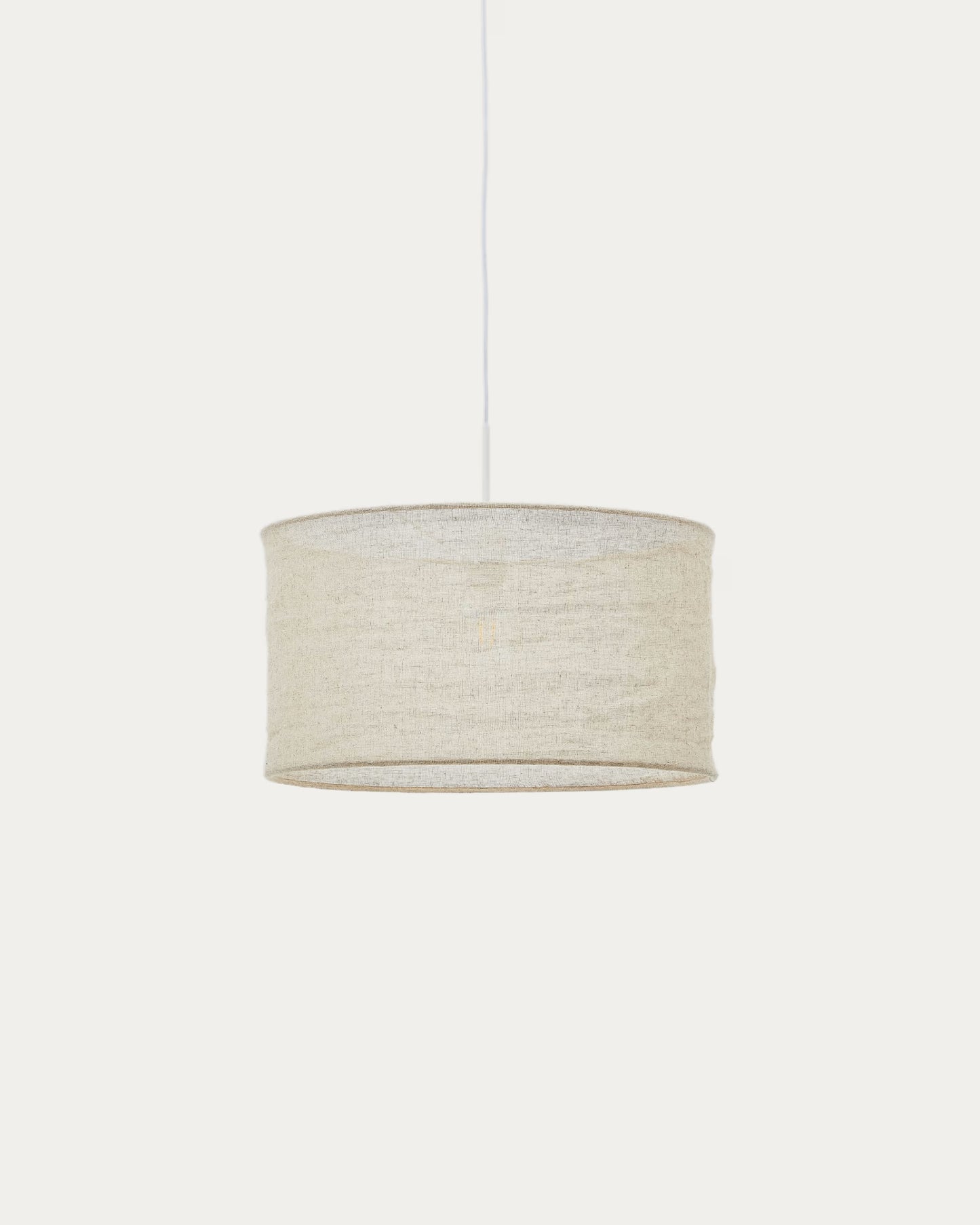 Kave Home Mariela Linen Ceiling Lamp Shade in a Beige Finish Ø 50 x 30 cm