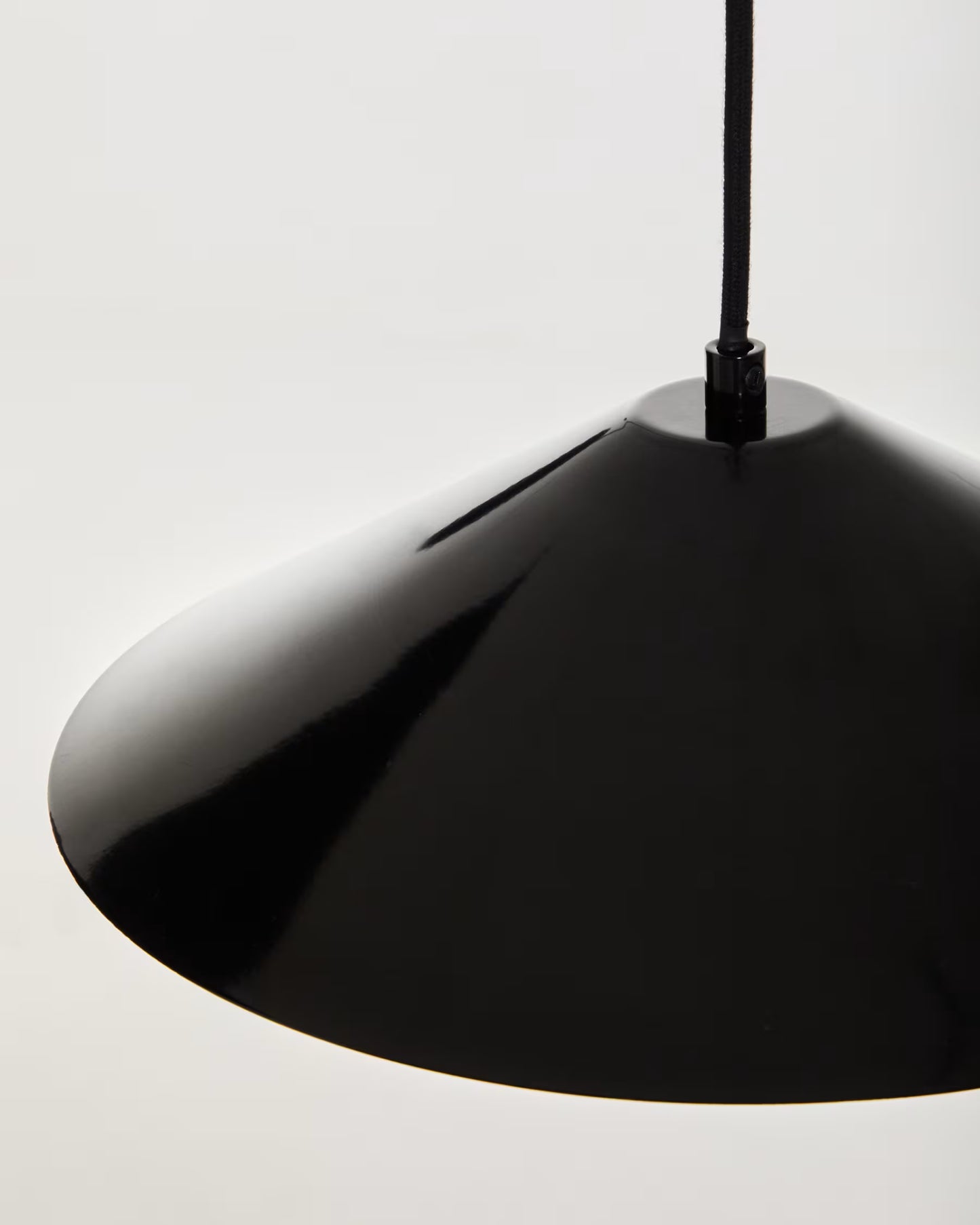 Kave Home Kally Wall Lamp in a Black Painted Finish UK Adapter