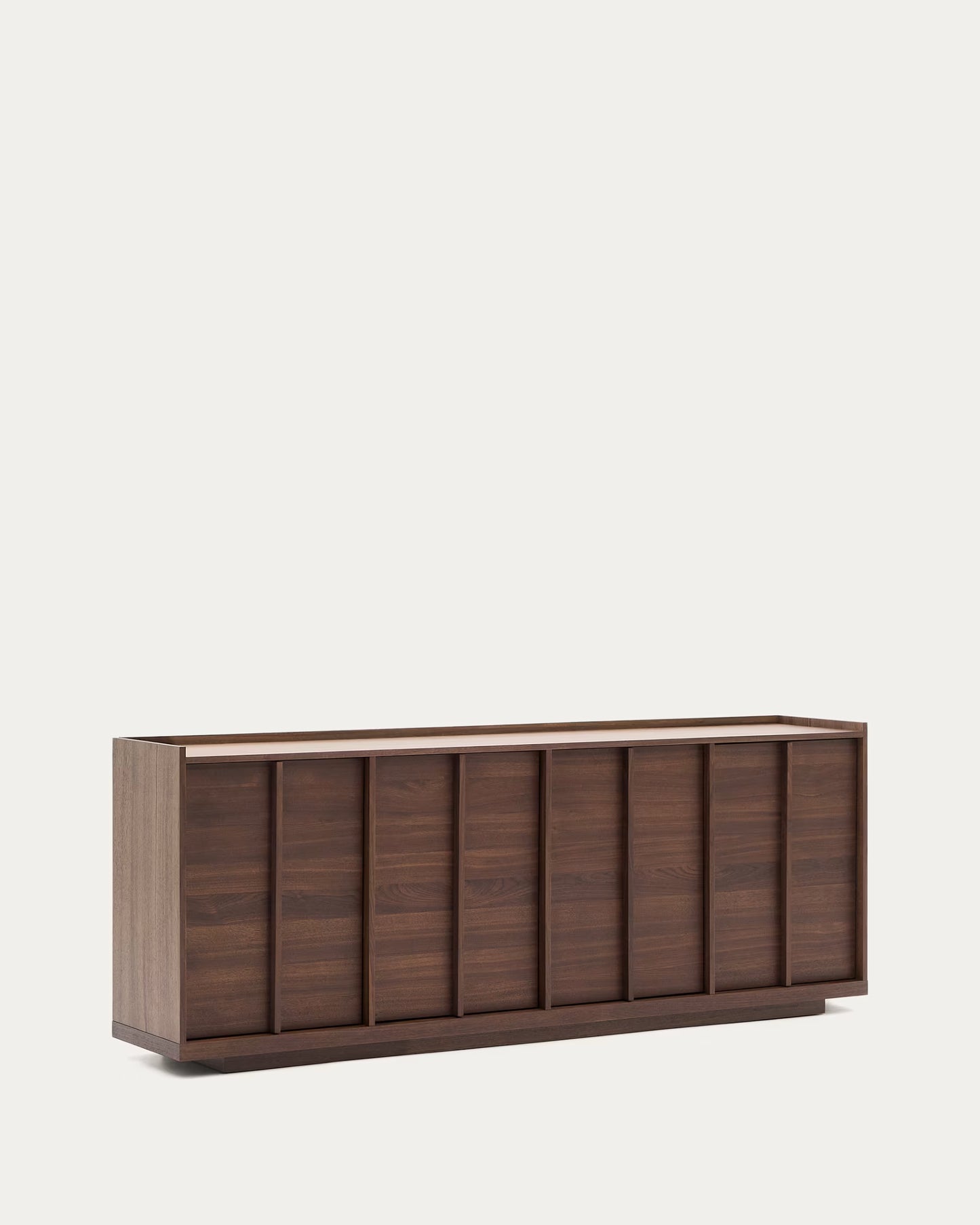 Kave Home Onix Sideboard with a Walnut Veneer in a Dark Finish, 200 x 80 cm FSC Mix Credit