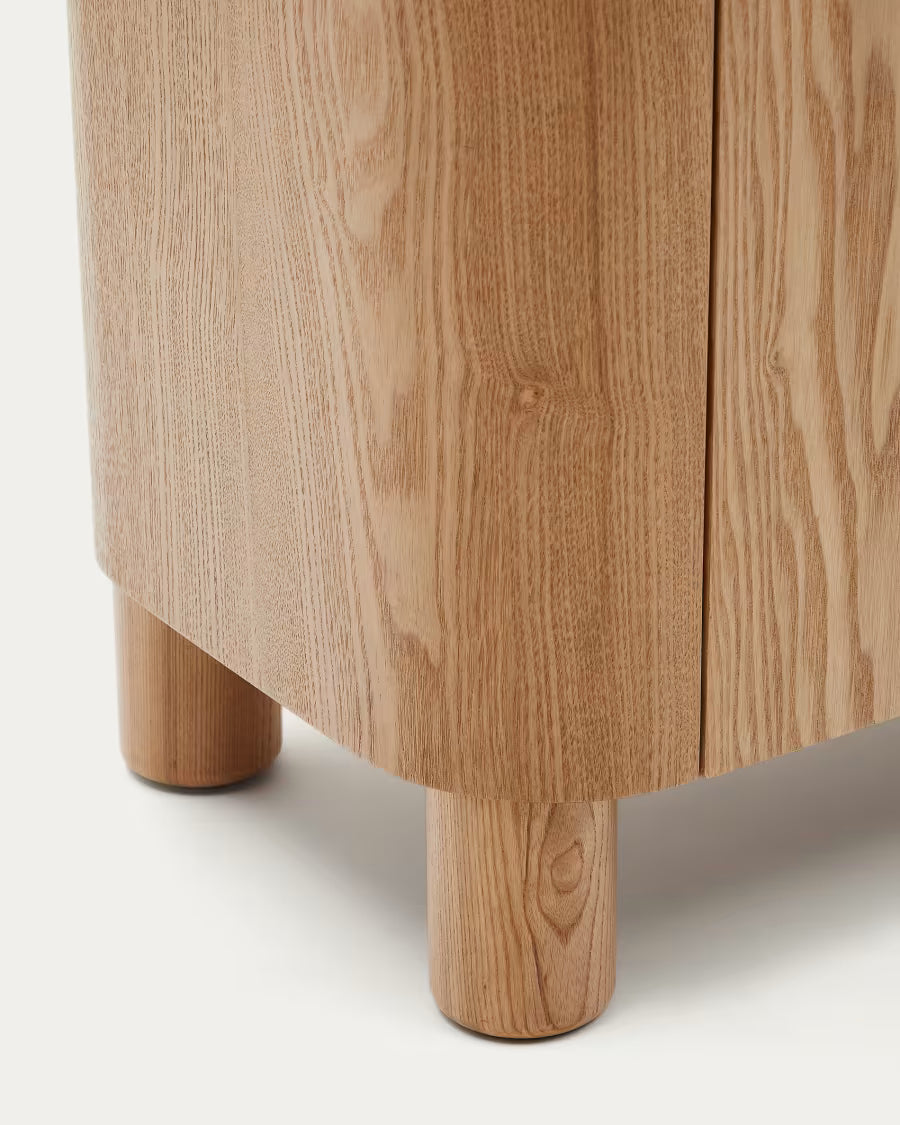 Kave Home Salaya Sideboard in Ash Plywood FSC Mix Credit, 200 cm x 79 cm