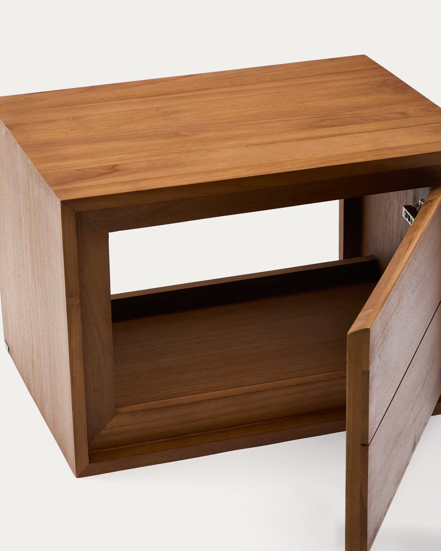 Kave Home Kenta Bathroom Furniture in Solid Teak Wood with a Walnut Finish, 60 x 45 cm