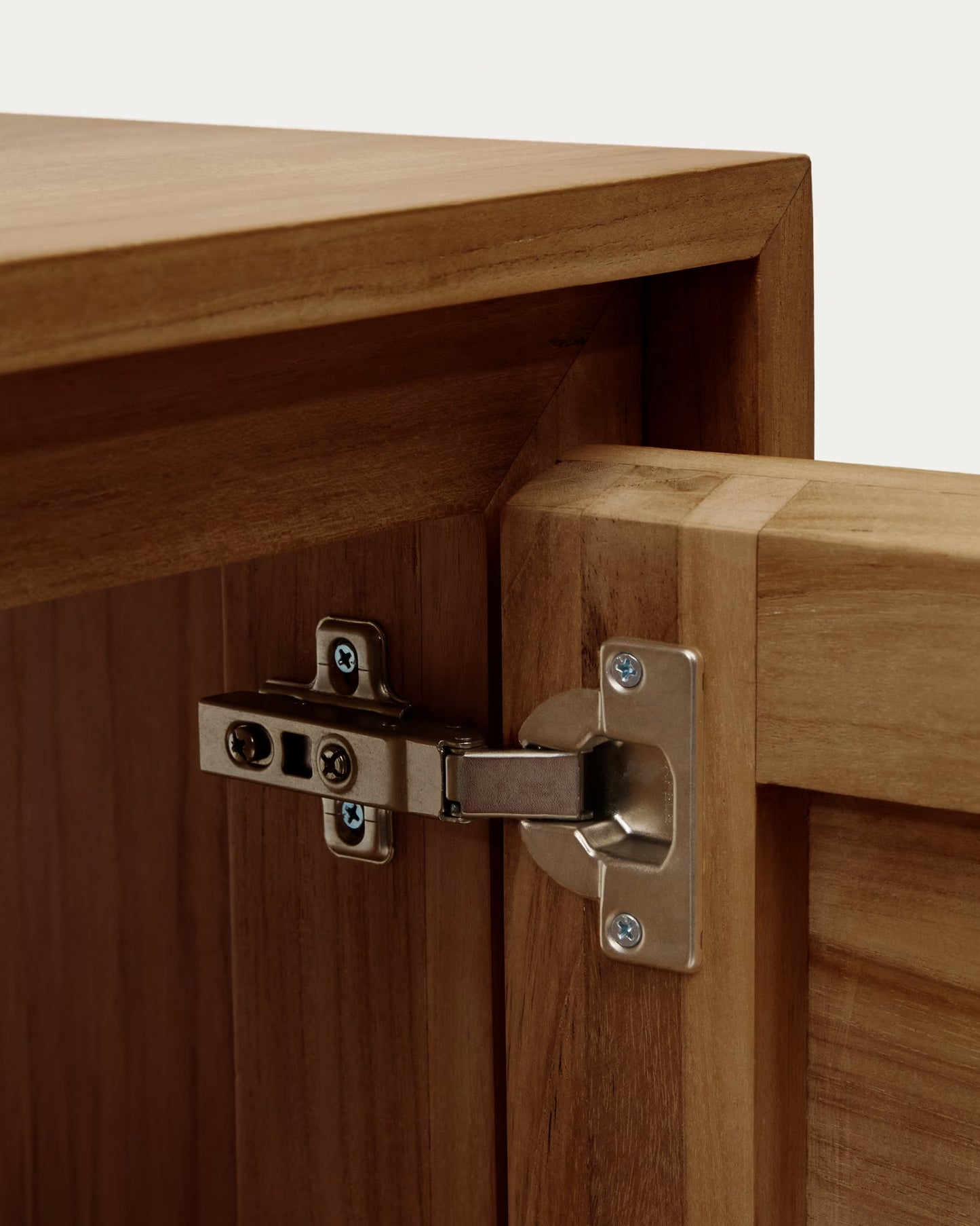 Kave Home Kenta Bathroom Furniture in Solid Teak Wood with a Walnut Finish, 60 x 45 cm