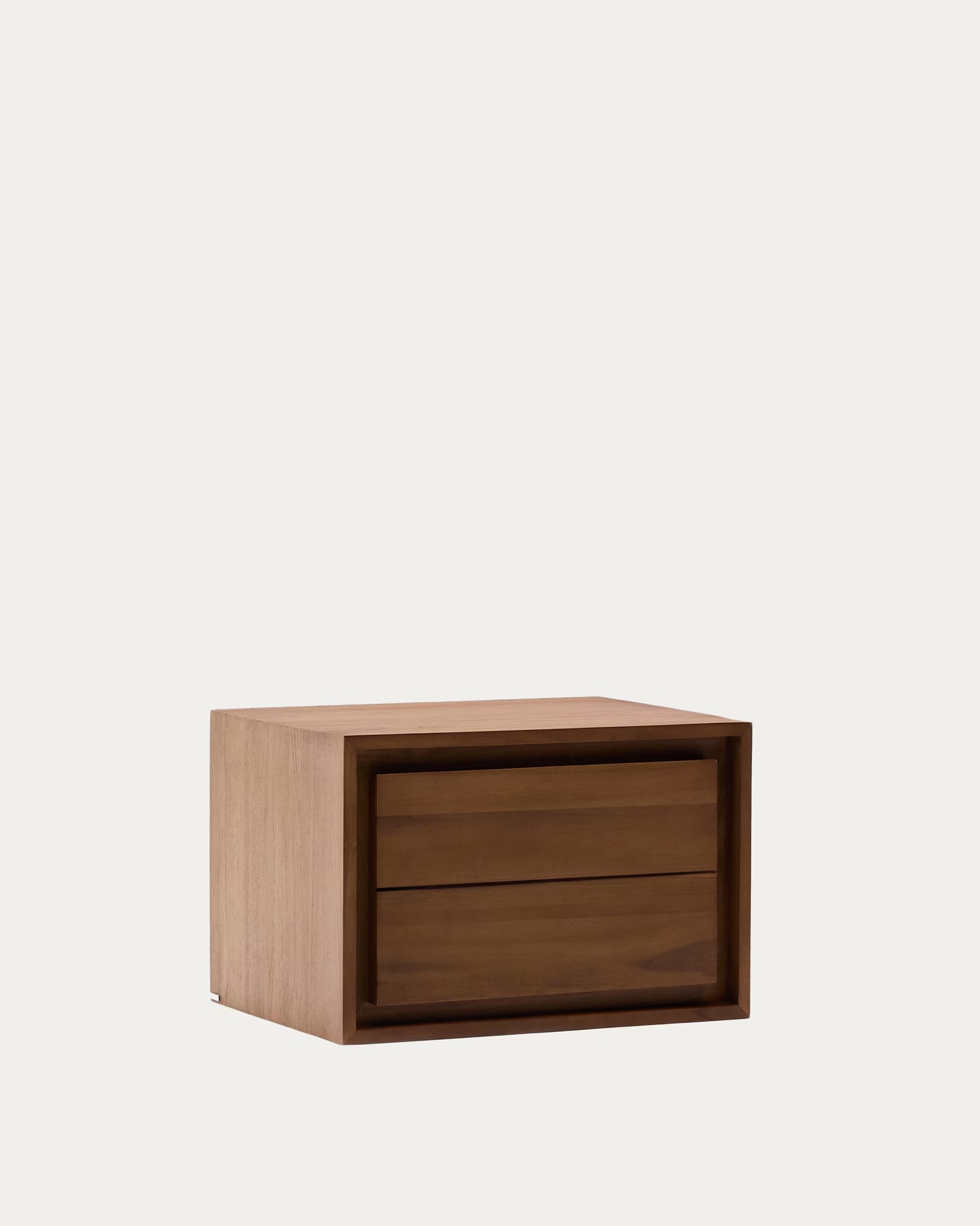 Kave Home Kenta Bathroom Furniture in Solid Teak Wood with a Walnut Finish, 60 x 45 cm