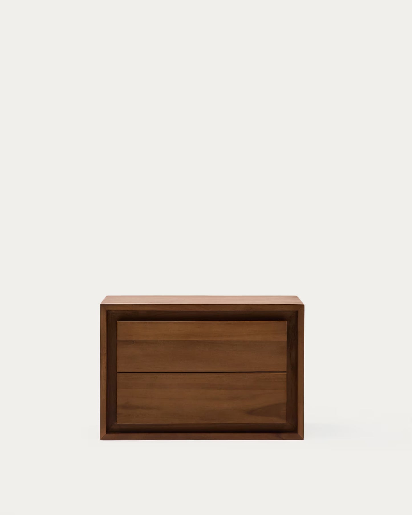 Kave Home Kenta Bathroom Furniture in Solid Teak Wood with a Walnut Finish, 60 x 45 cm