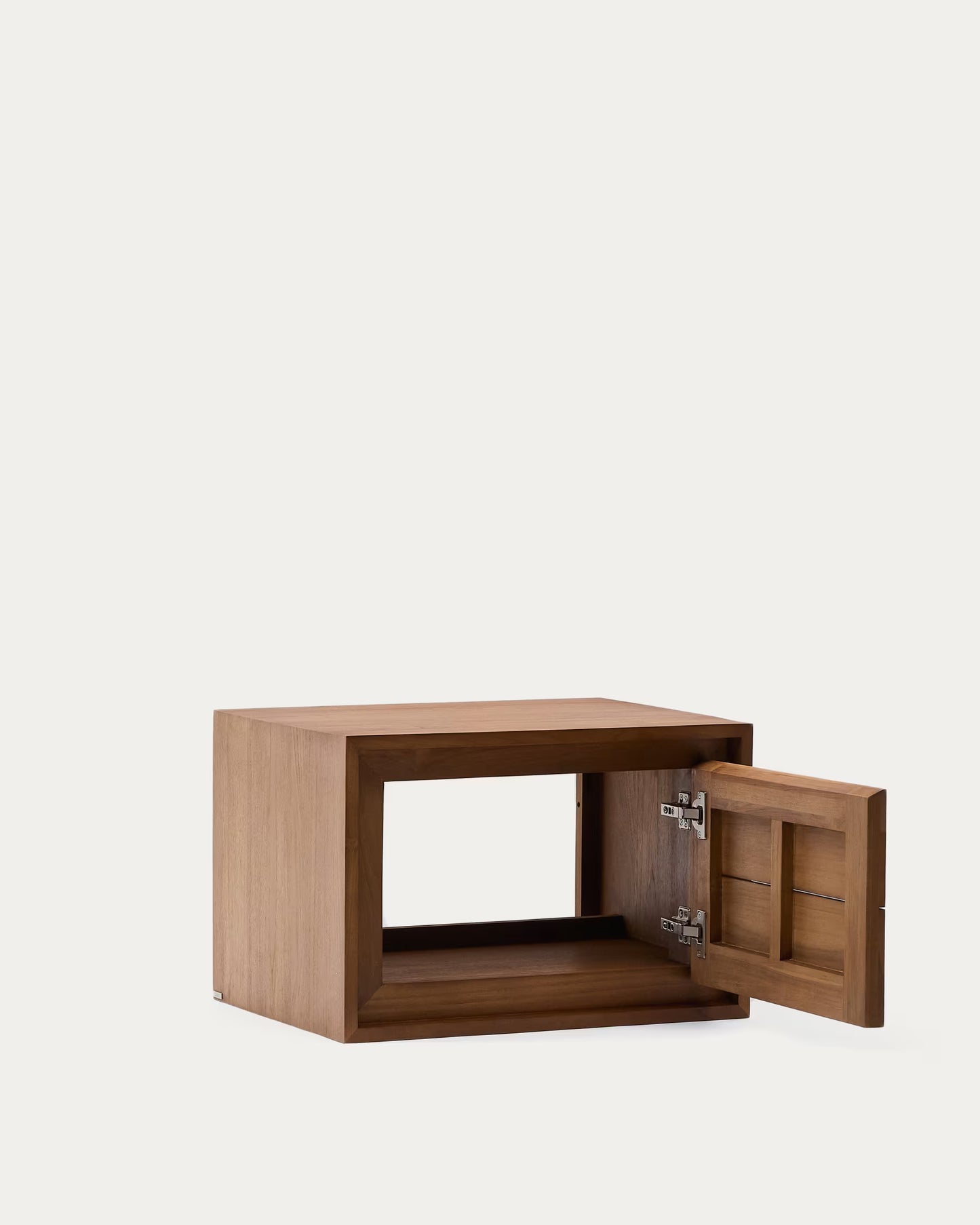 Kave Home Kenta Bathroom Furniture in Solid Teak Wood with a Walnut Finish, 60 x 45 cm