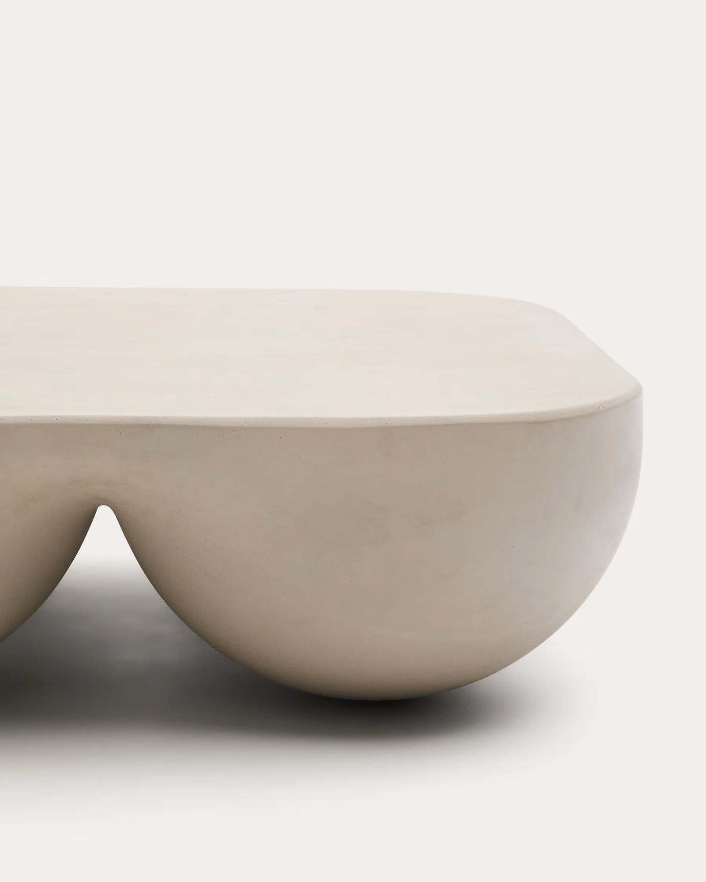 Kave Home Colba Polystone Coffee Table 100 x 100cm