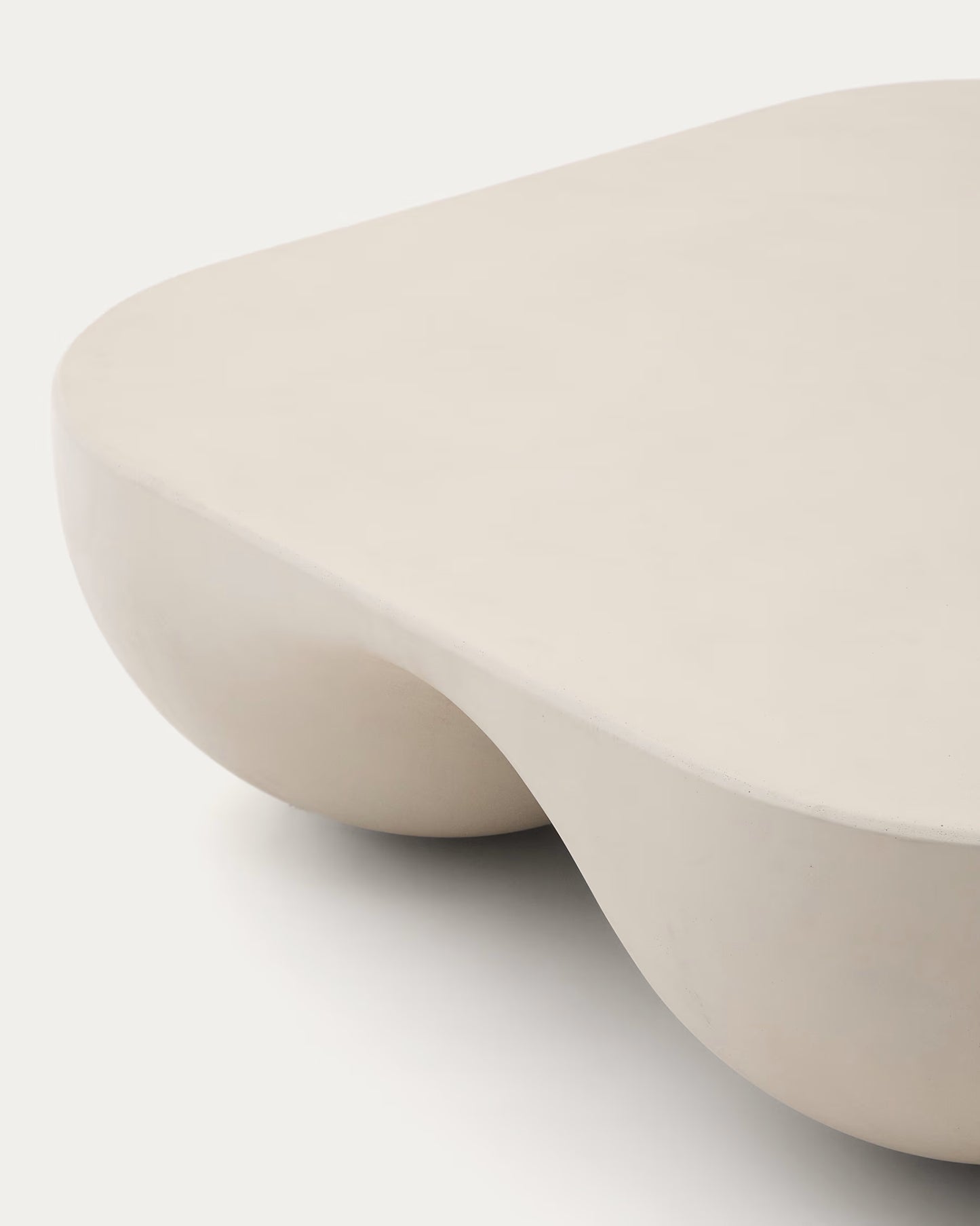 Kave Home Colba Polystone Coffee Table 100 x 100cm