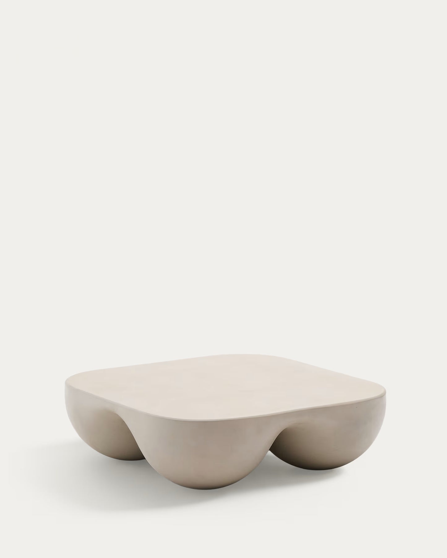 Kave Home Colba Polystone Coffee Table 100 x 100cm