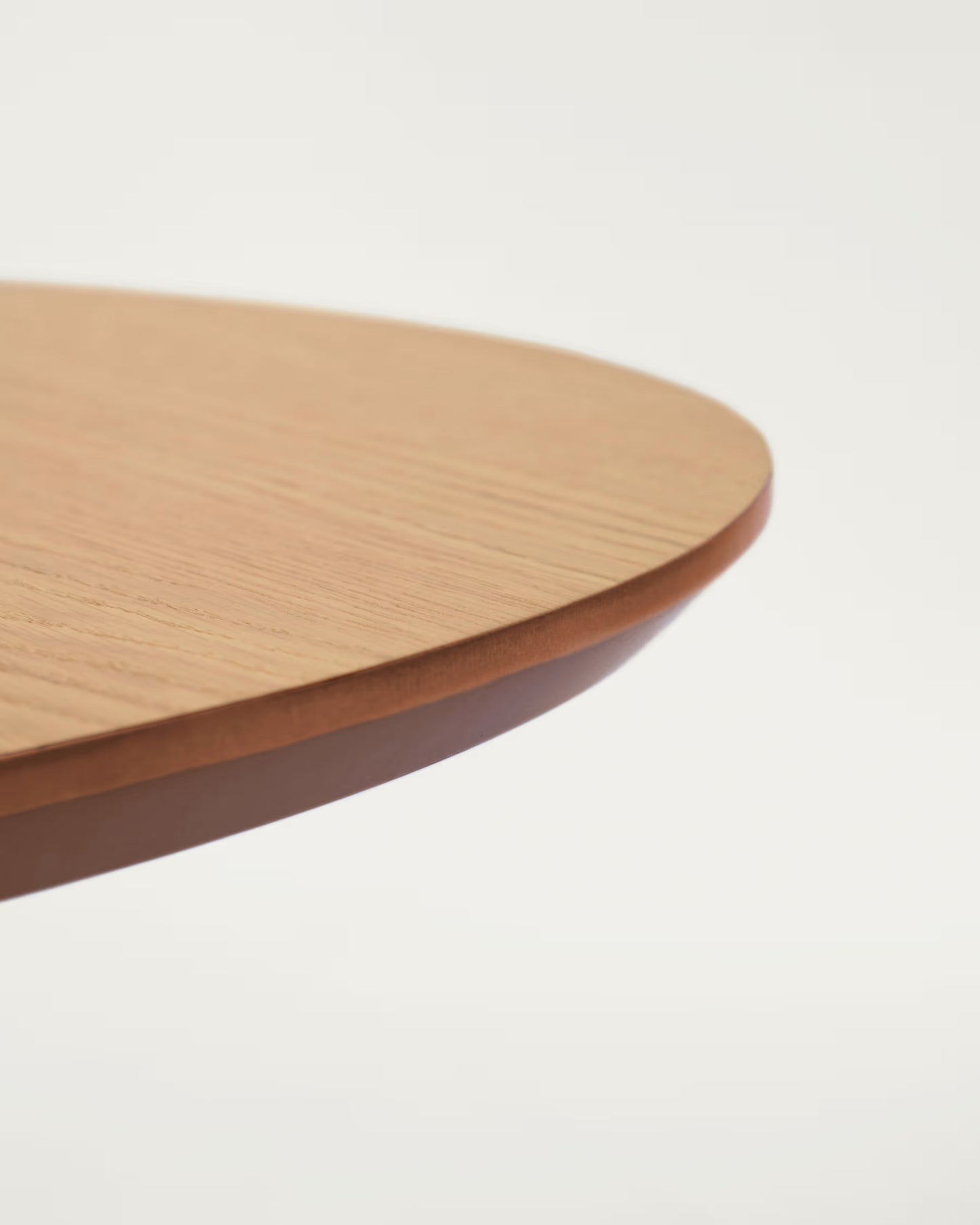 Kave Home Oqui Extendable Oak Veneer Table with Solid Wood Legs 160 (260) x 100 cm