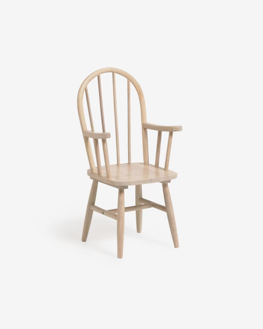 Kave Home 2 x Daisa kids chair in solid rubber wood